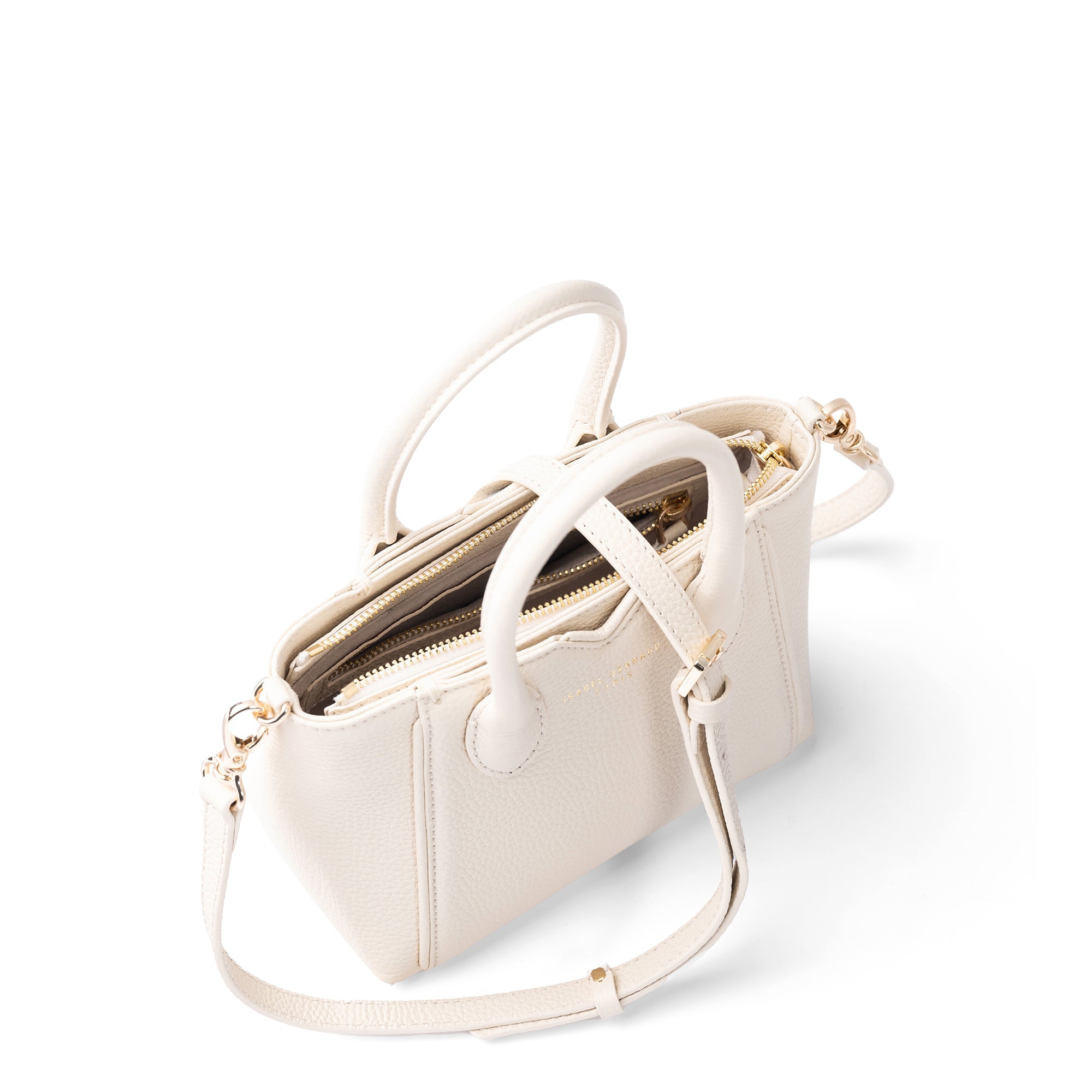 Honoré Cloe Mini cream calfskin leather handbag