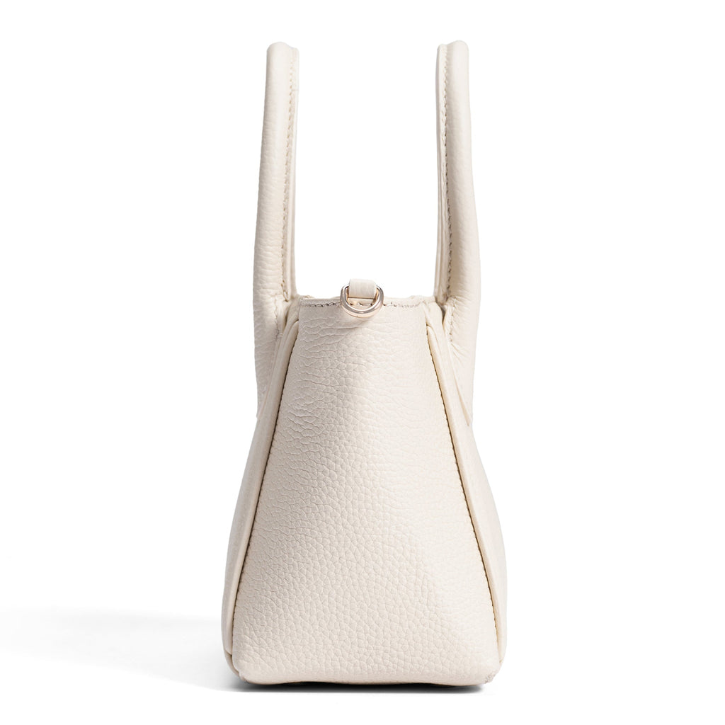 Honoré Cloe Mini cream calfskin leather handbag