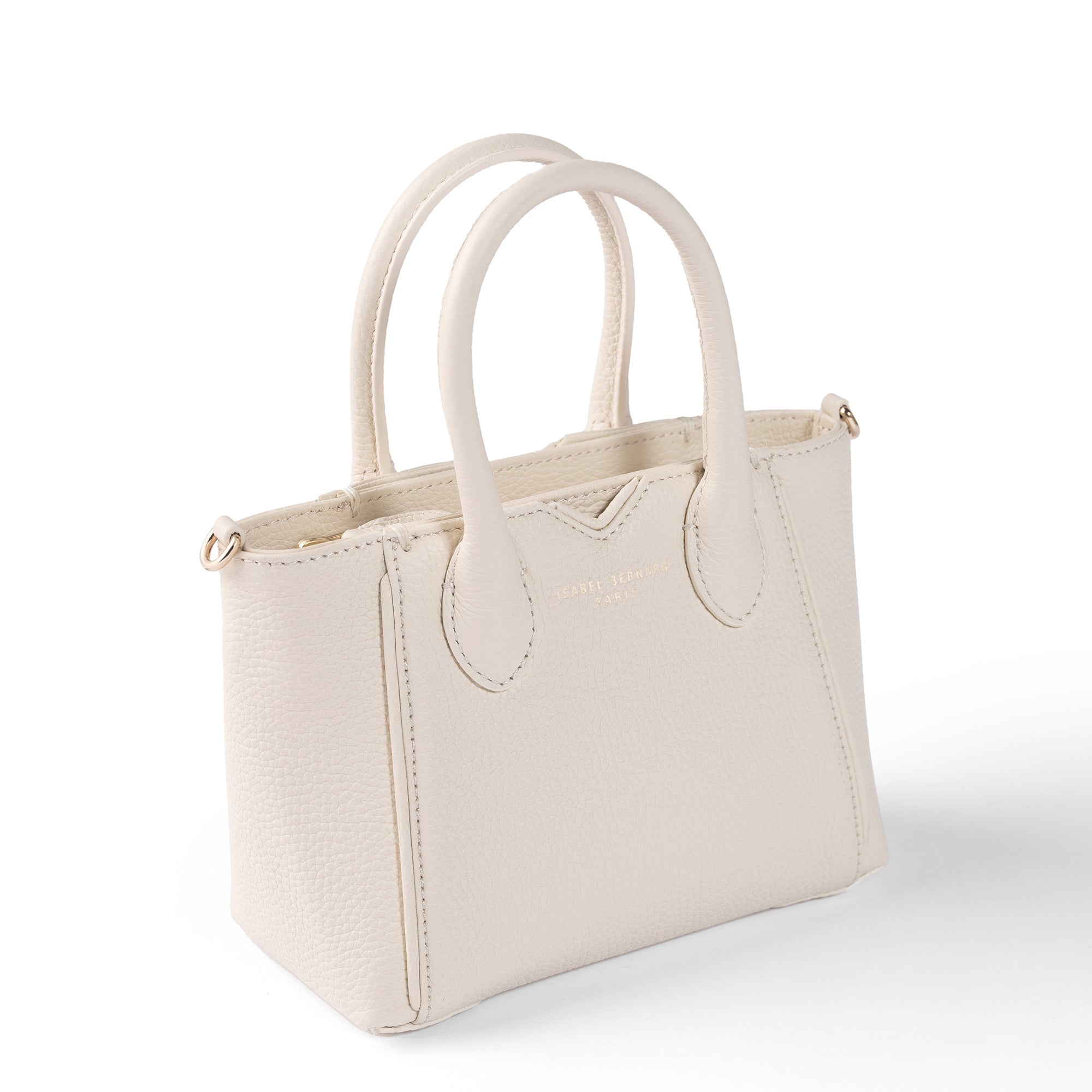 Honoré Cloe Mini cream calfskin leather handbag