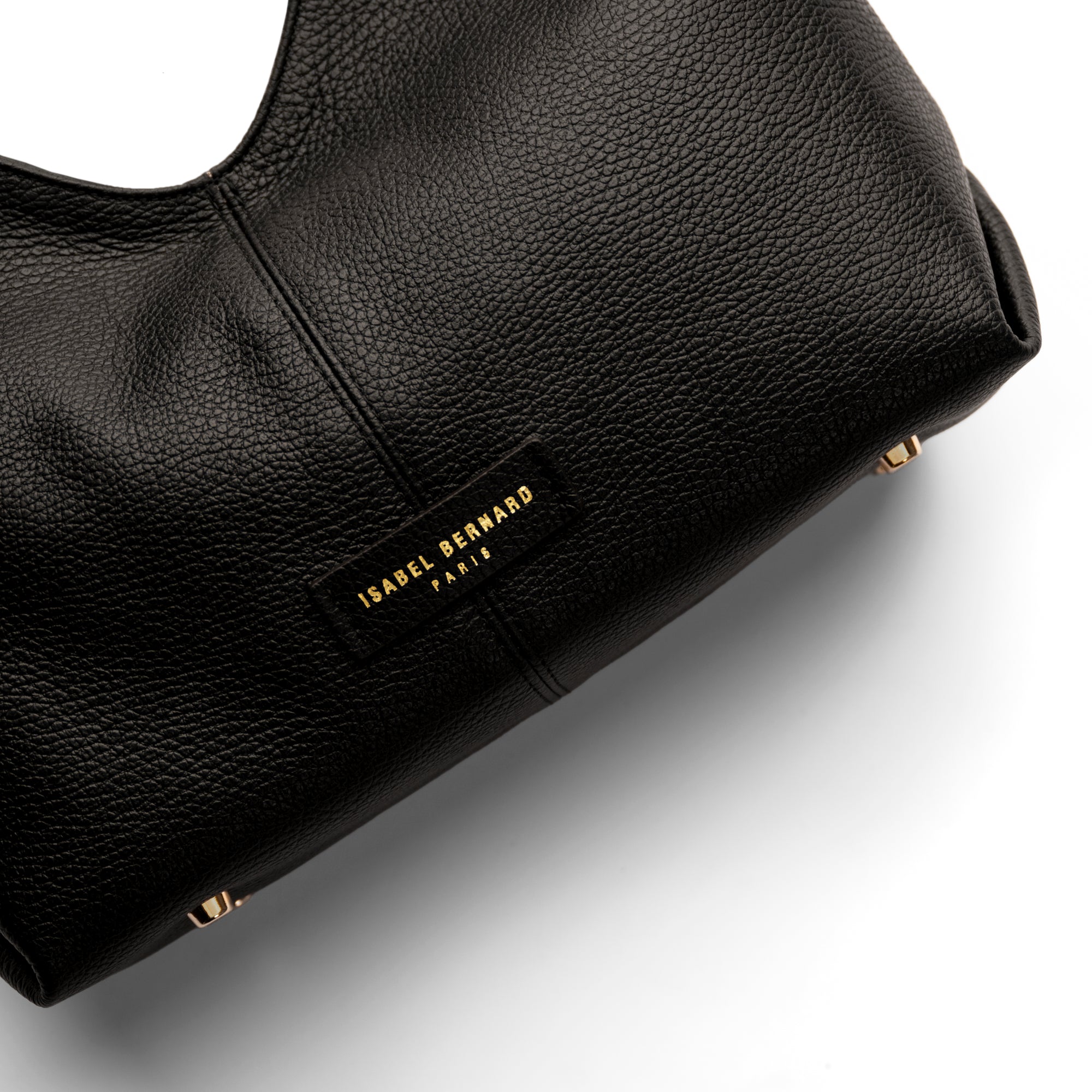 Honoré Grace mini black calfskin leather handbag