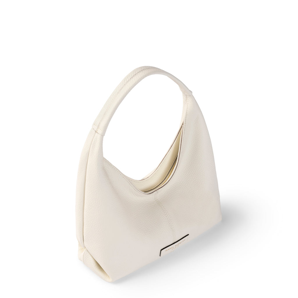 Honoré Grace mini cream calfskin leather handbag