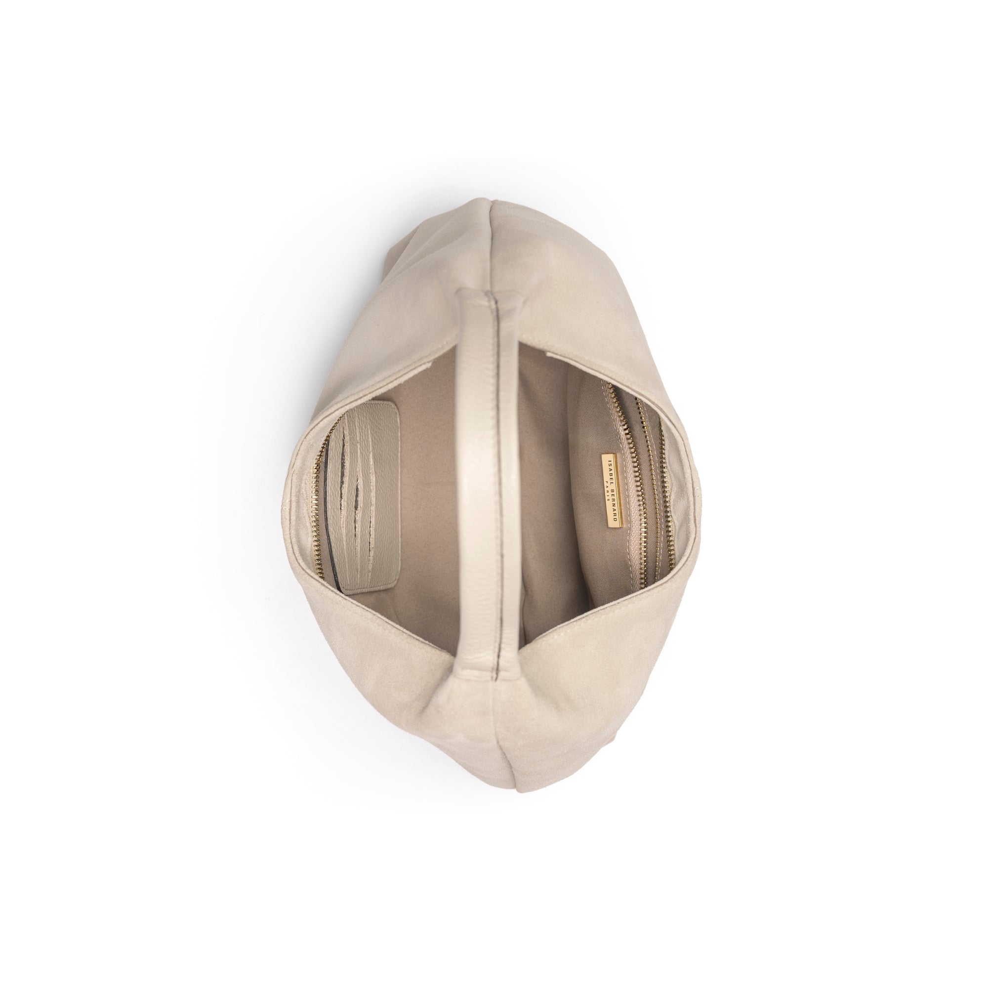 Honoré Grace mini cream suede handbag