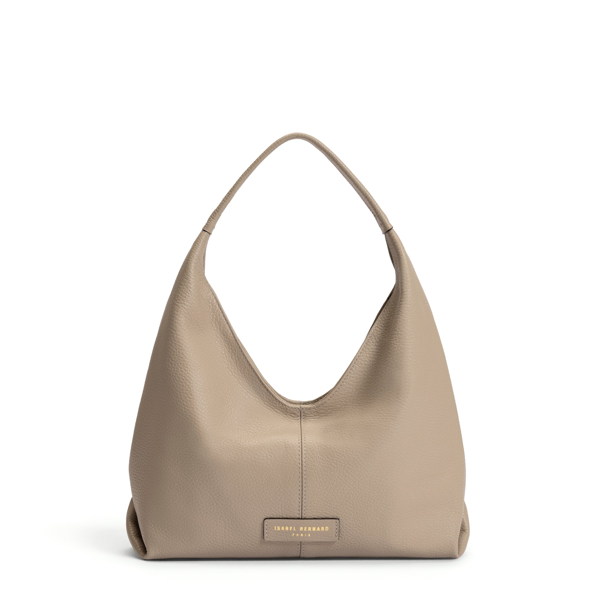 Honoré Grace mini taupe calfskin leather handbag