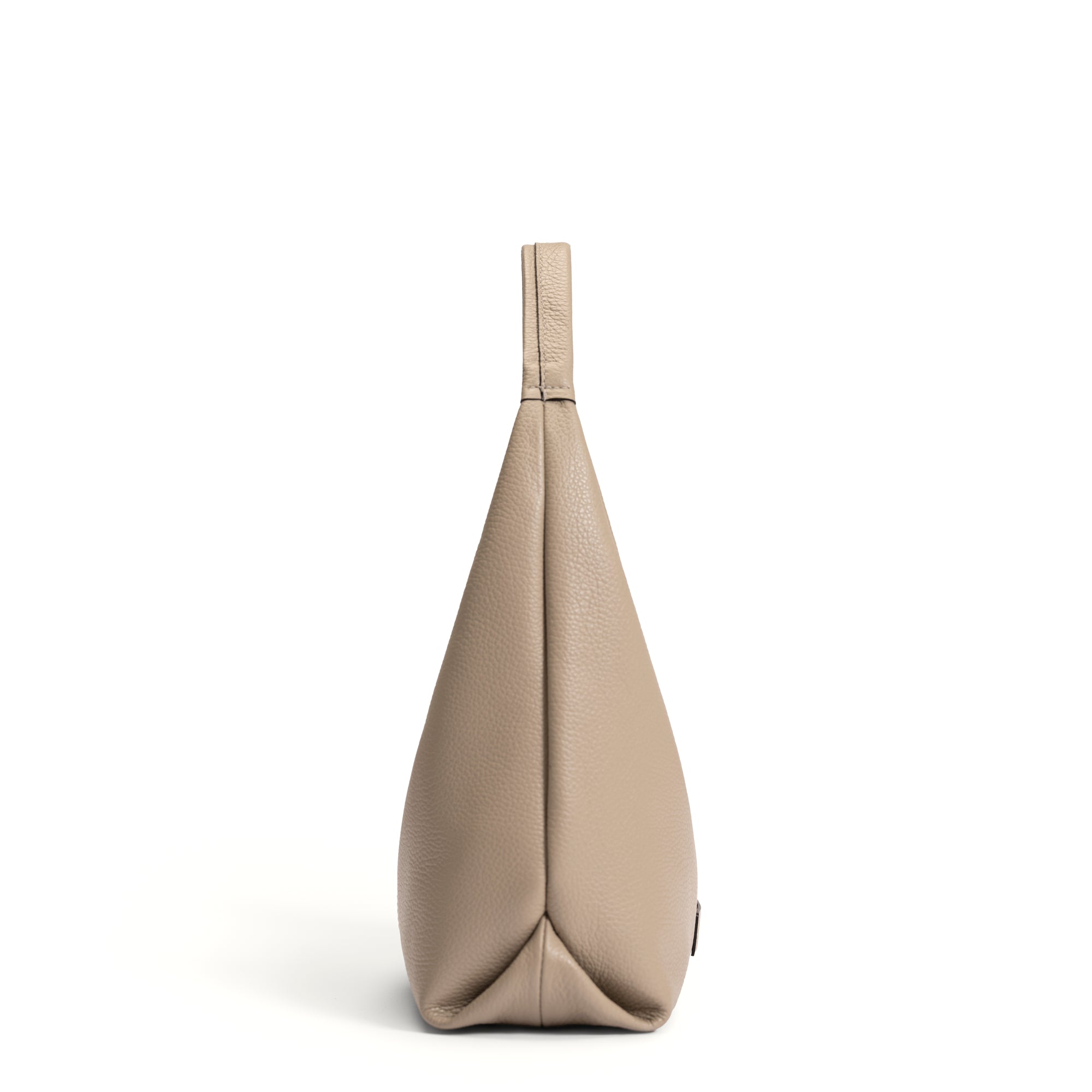 Honoré Grace mini taupe calfskin leather handbag