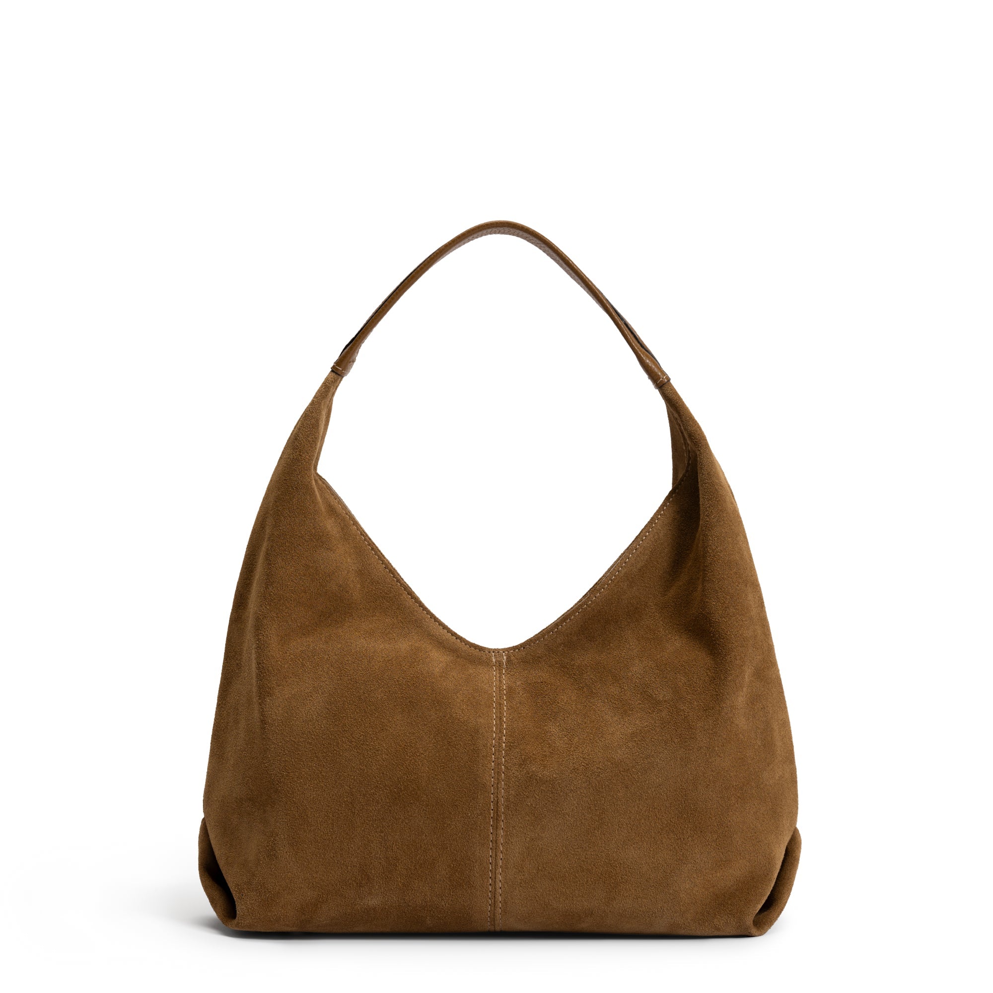 Honoré Grace mini brown suede handbag