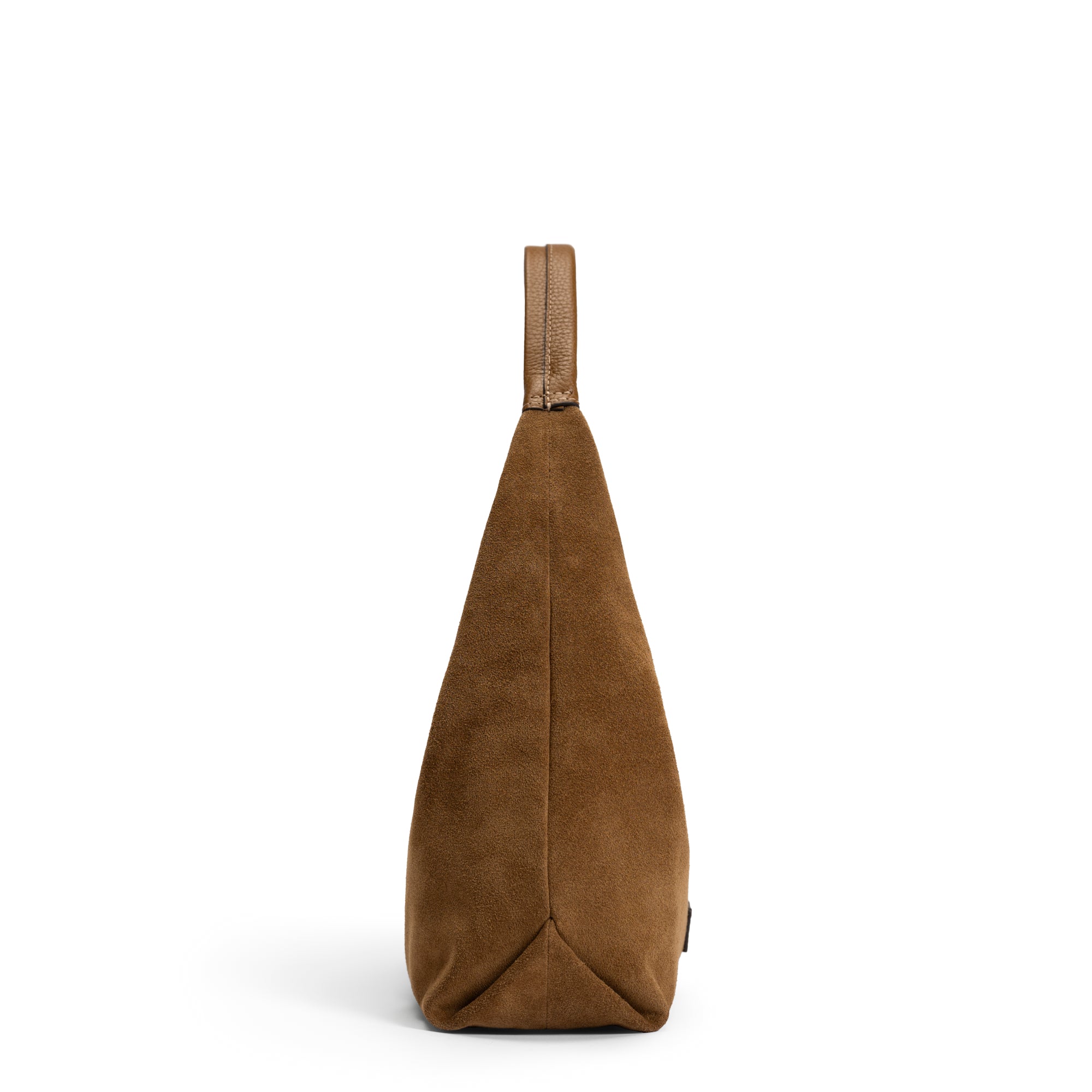 Honoré Grace mini brown suede handbag
