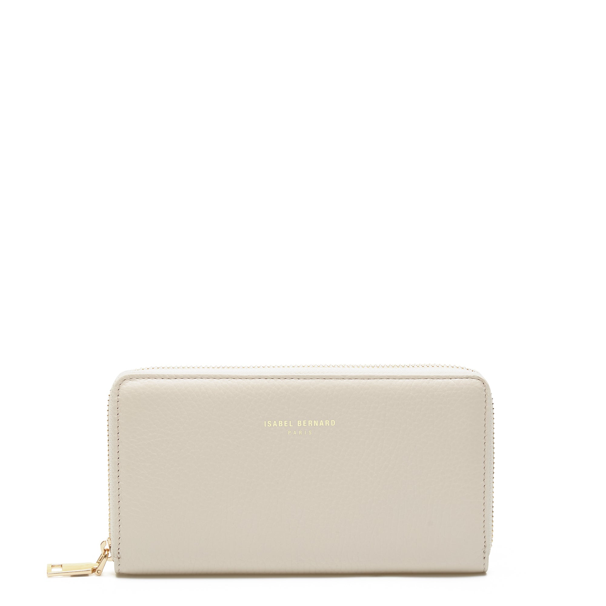 Cadeau d'Isabel cream calfskin leather shopper and wallet set