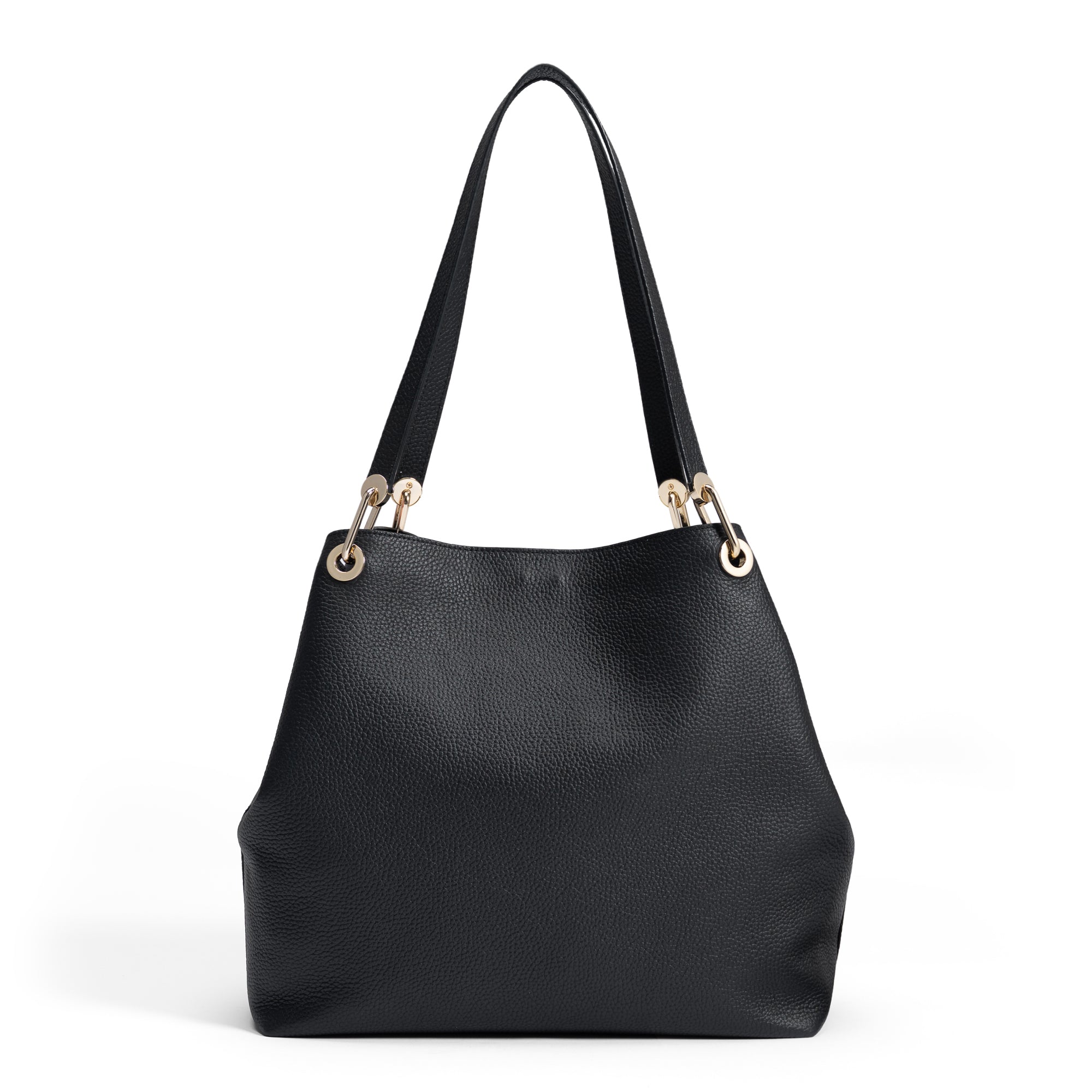 Femme Forte Annabelle black calfskin leather shoulder bag