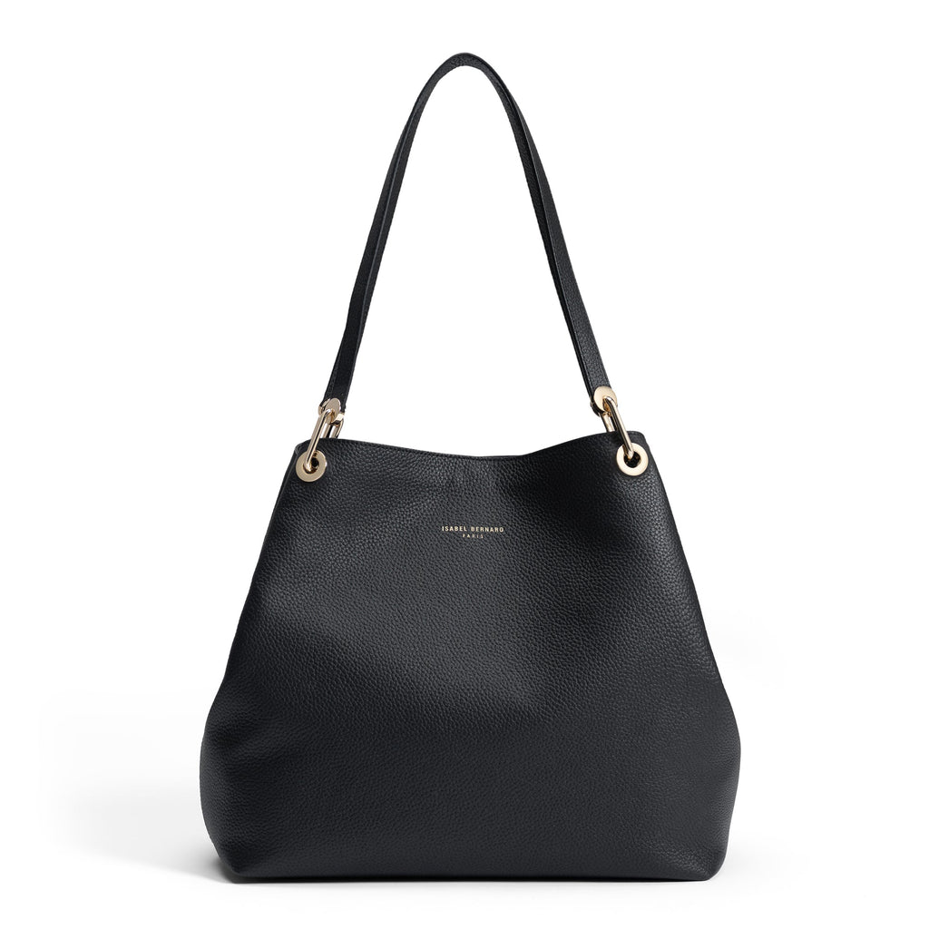 Femme Forte Annabelle black calfskin leather shoulder bag