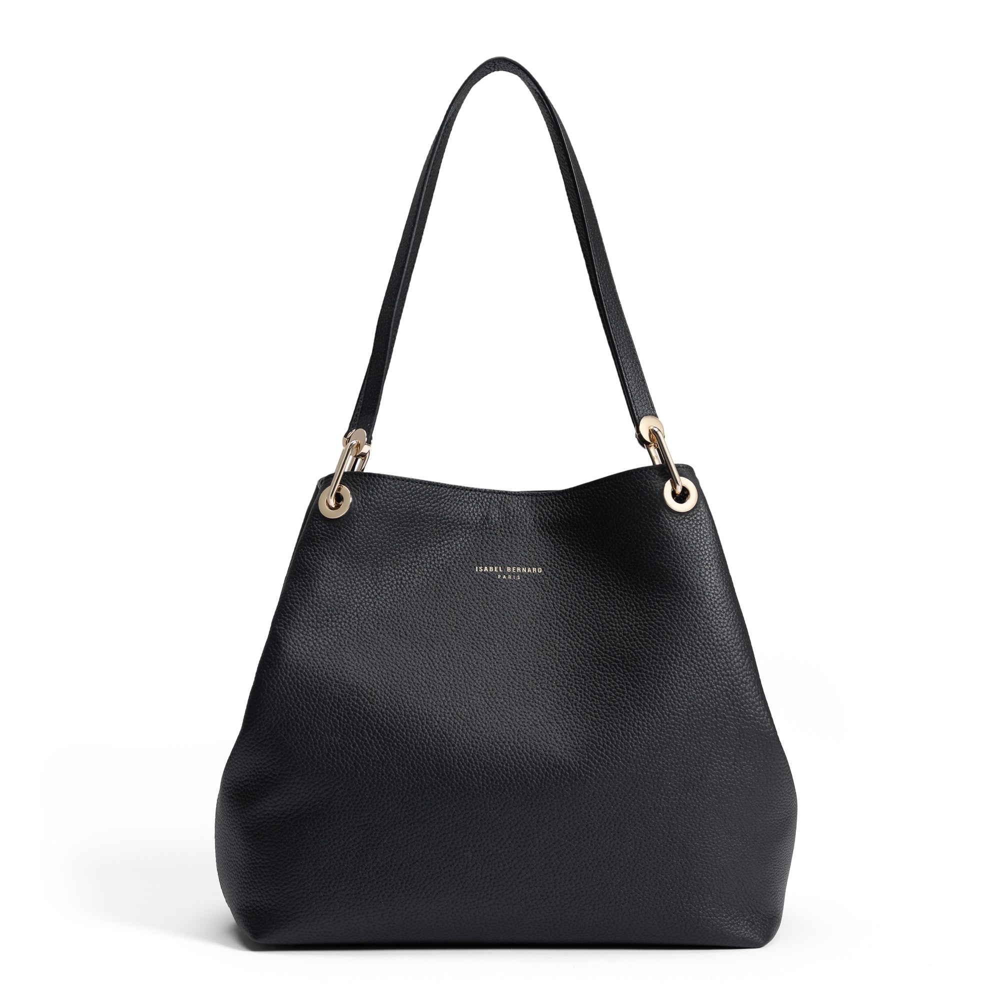 Femme Forte Annabelle black calfskin leather shoulder bag
