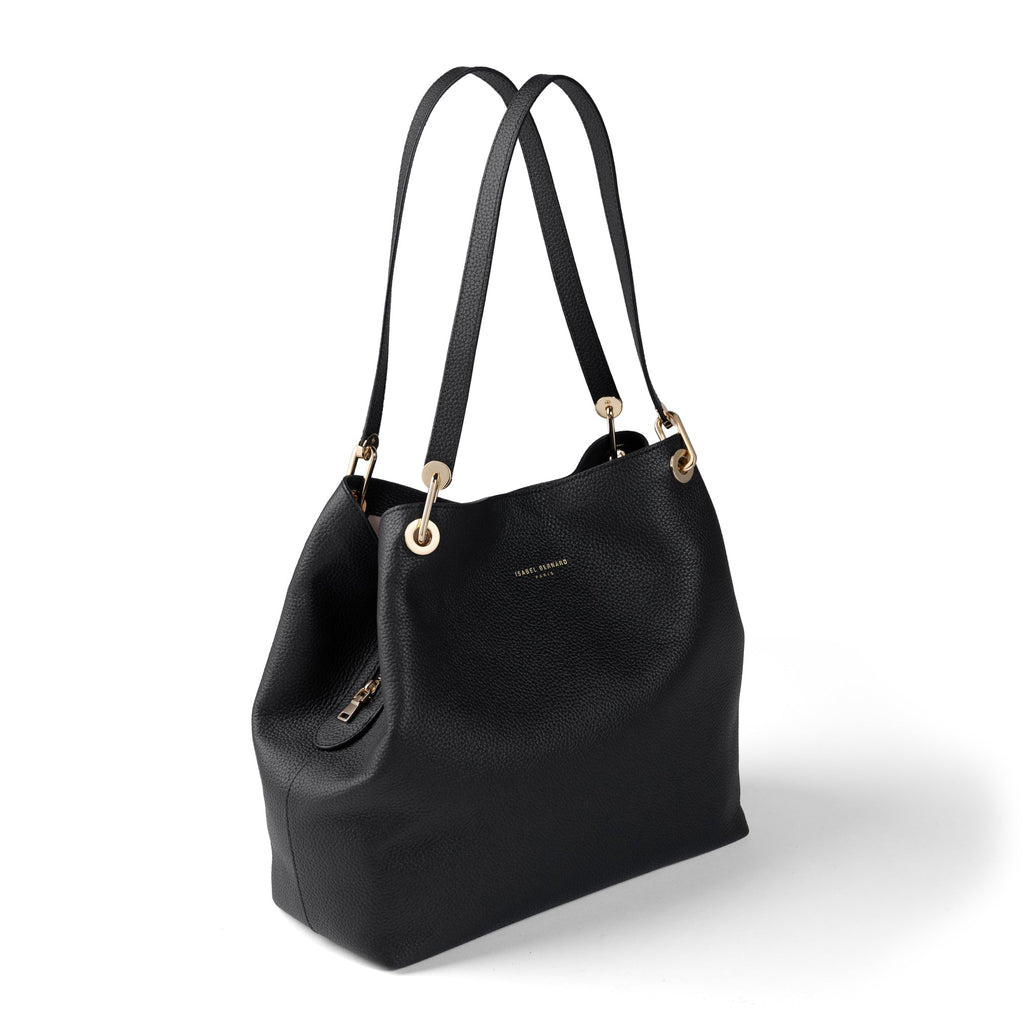 Femme Forte Annabelle black calfskin leather shoulder bag