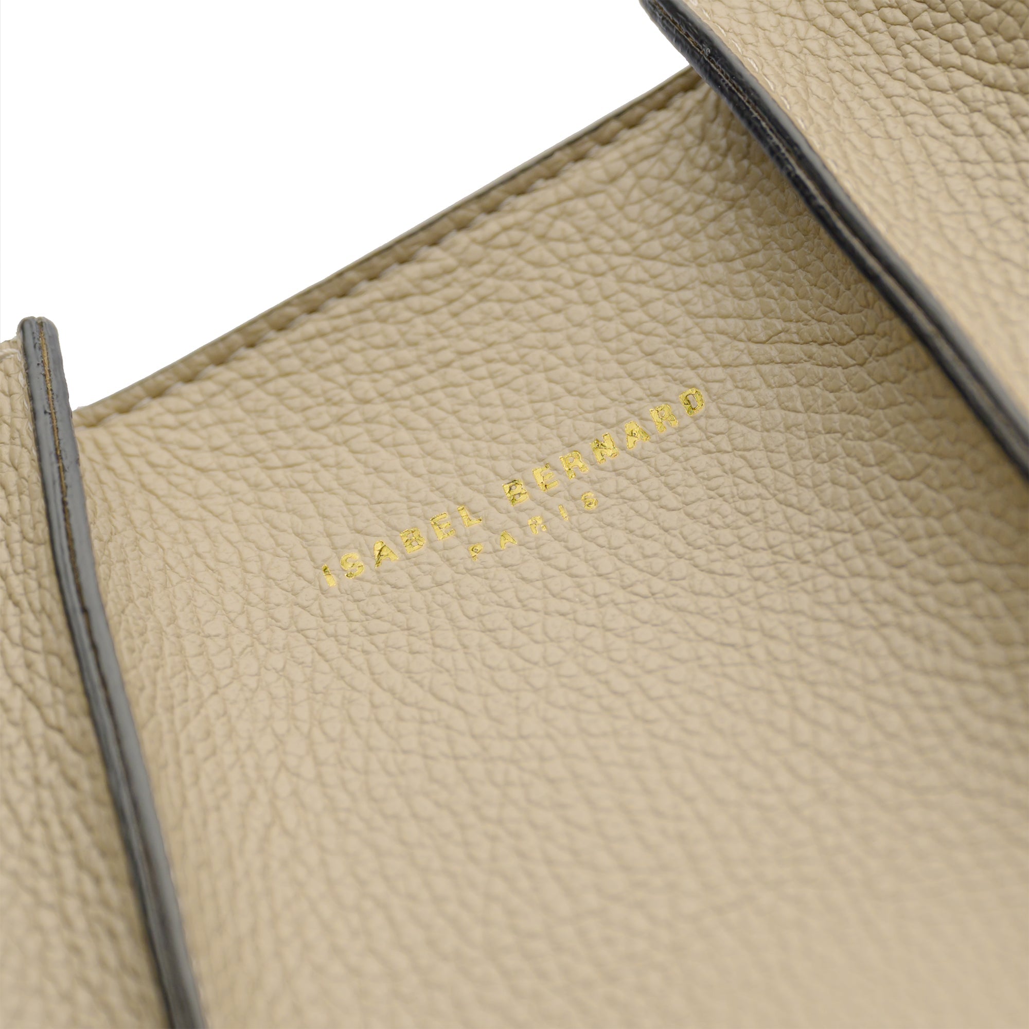 Femme Forte Macie taupe calfskin leather shoulder bag