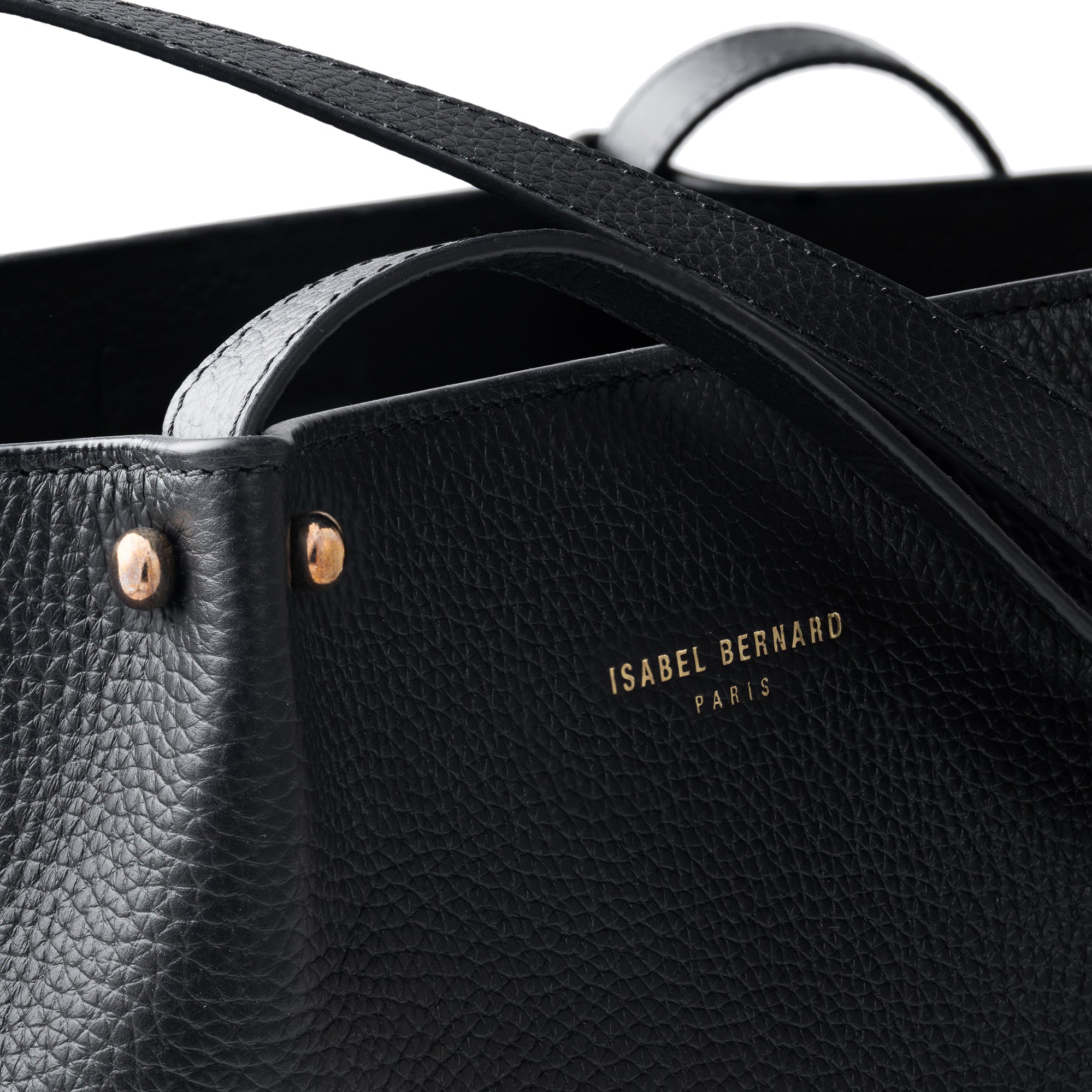 Honoré Nata black leather shopper calfskin leather