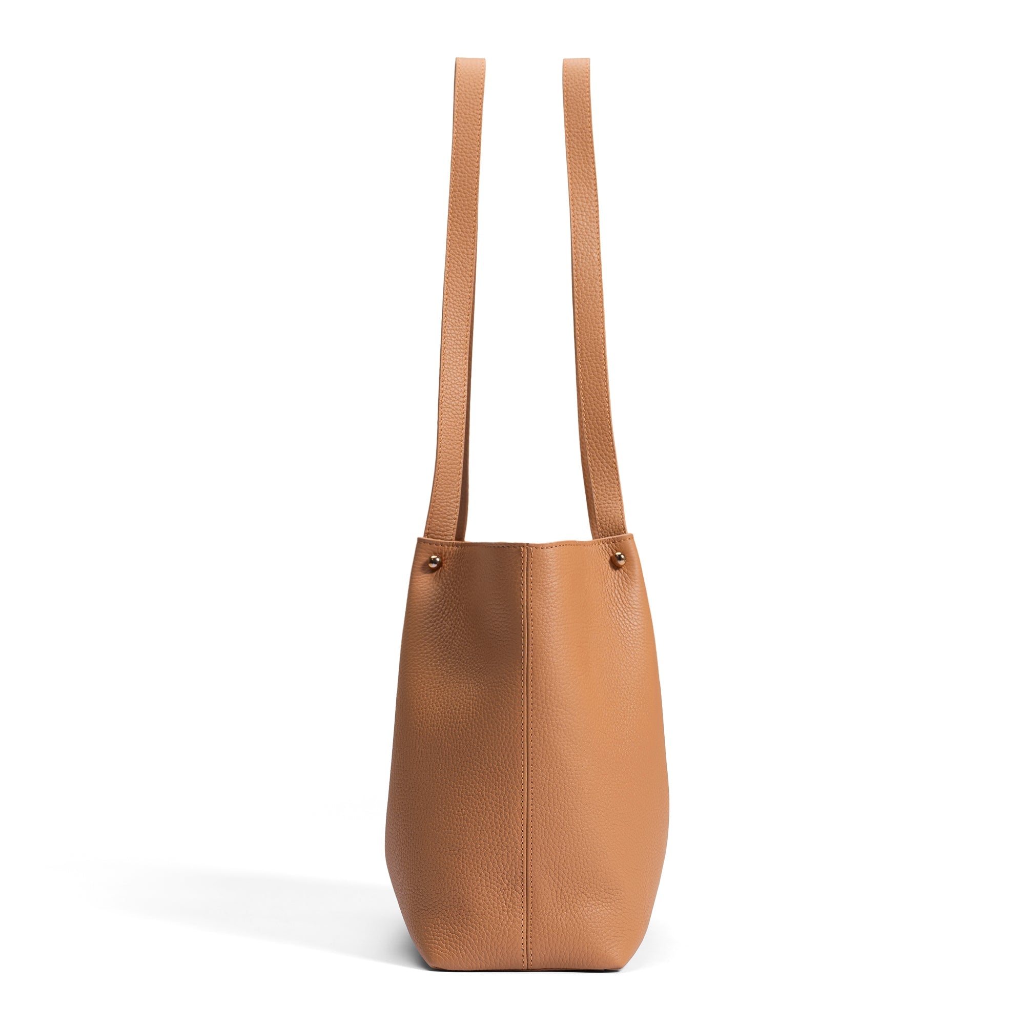 Cadeau d'Isabel camel calfskin leather shopper and wallet set