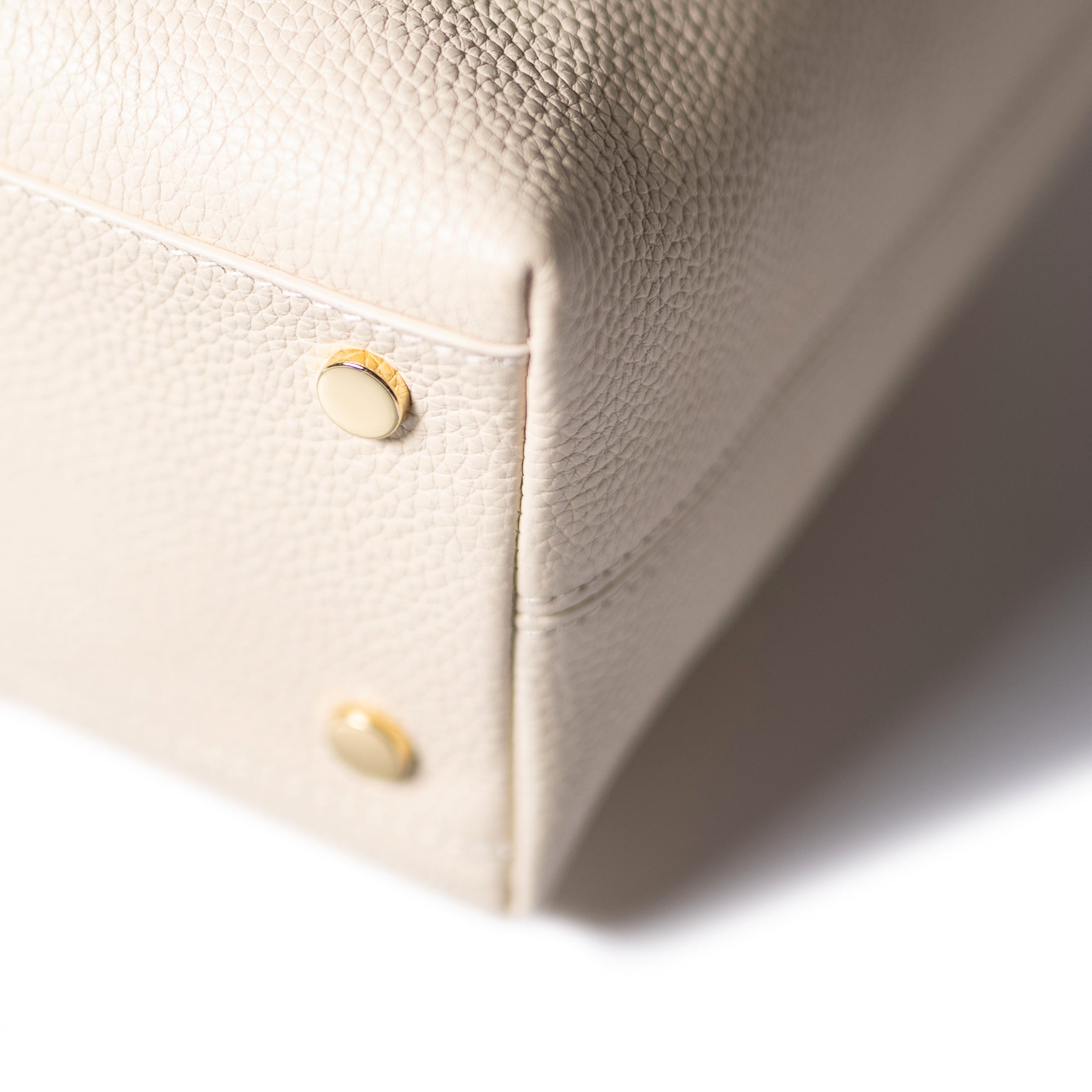 Honoré Nata cream leather shopper calfskin leather