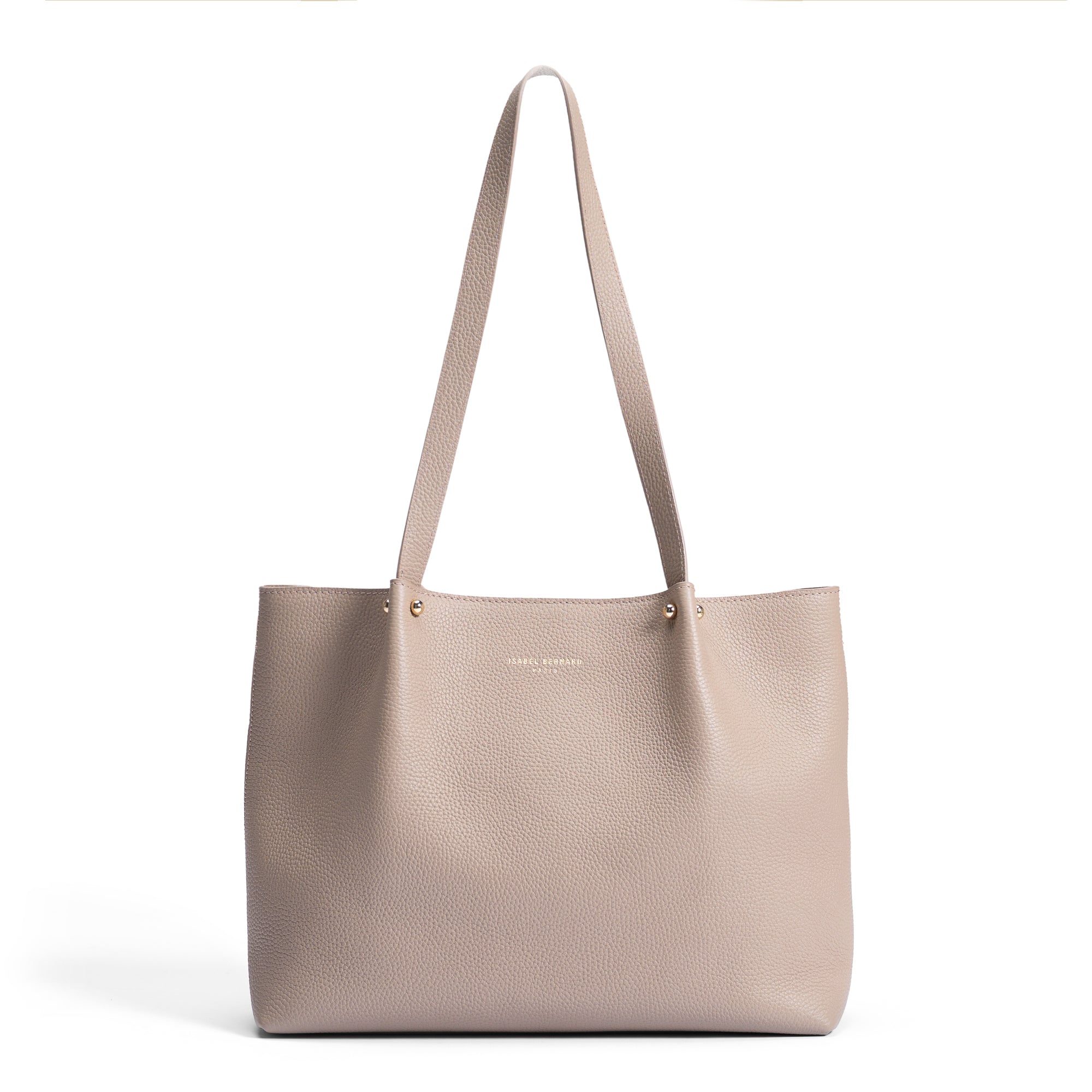 Honoré Nata taupe leather shopper calfskin leather