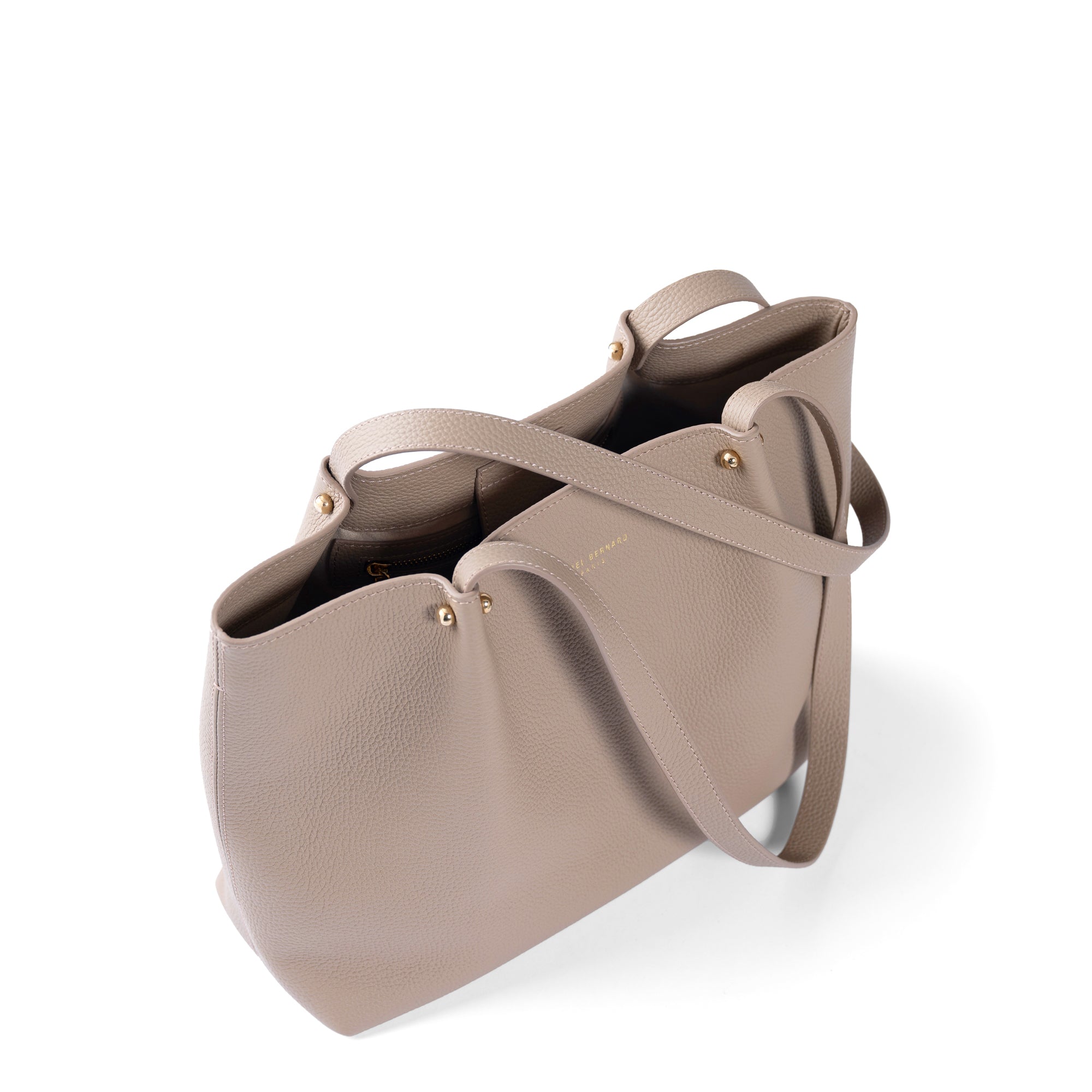 Honoré Nata taupe leather shopper calfskin leather