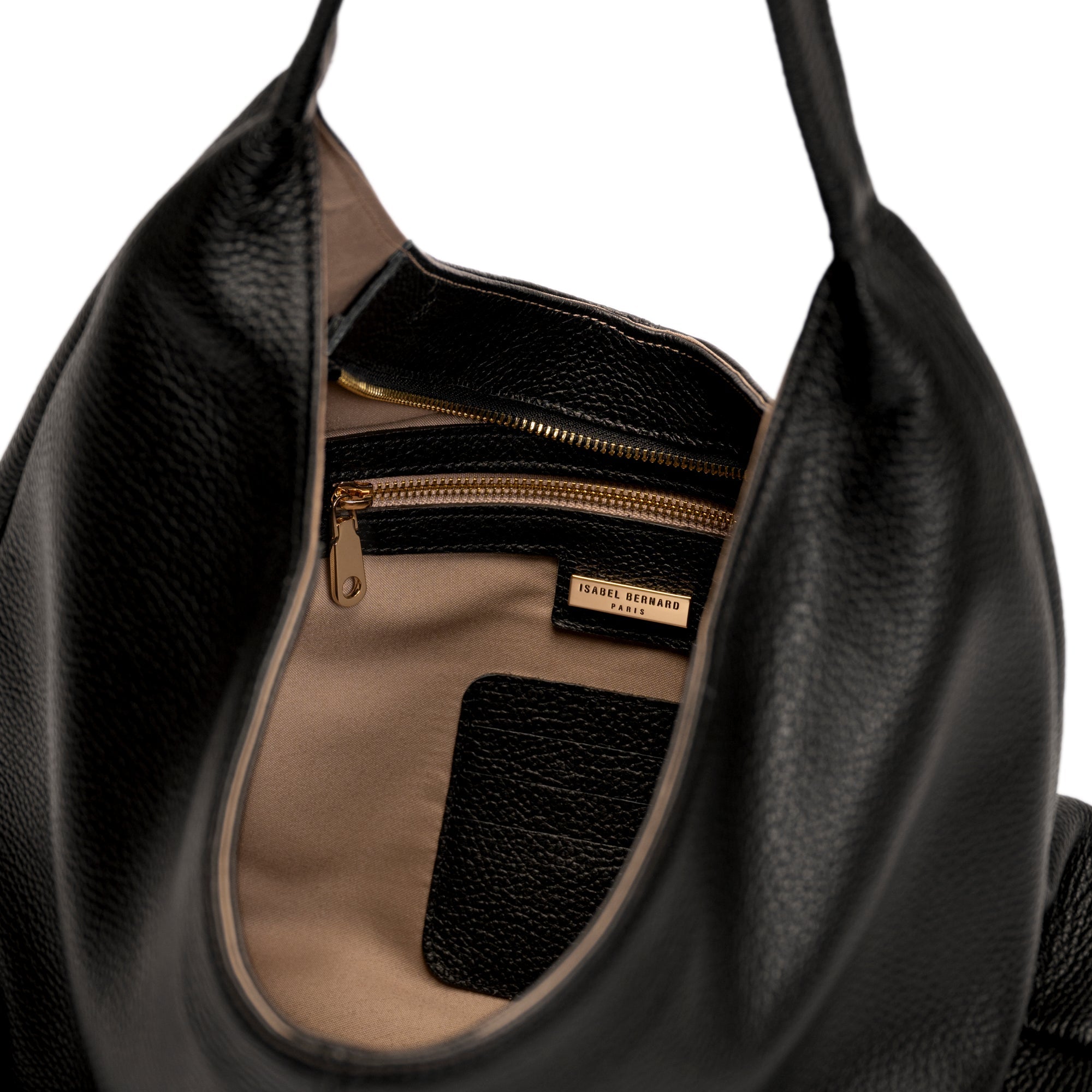 Honoré Grace black calfskin leather shoulder bag