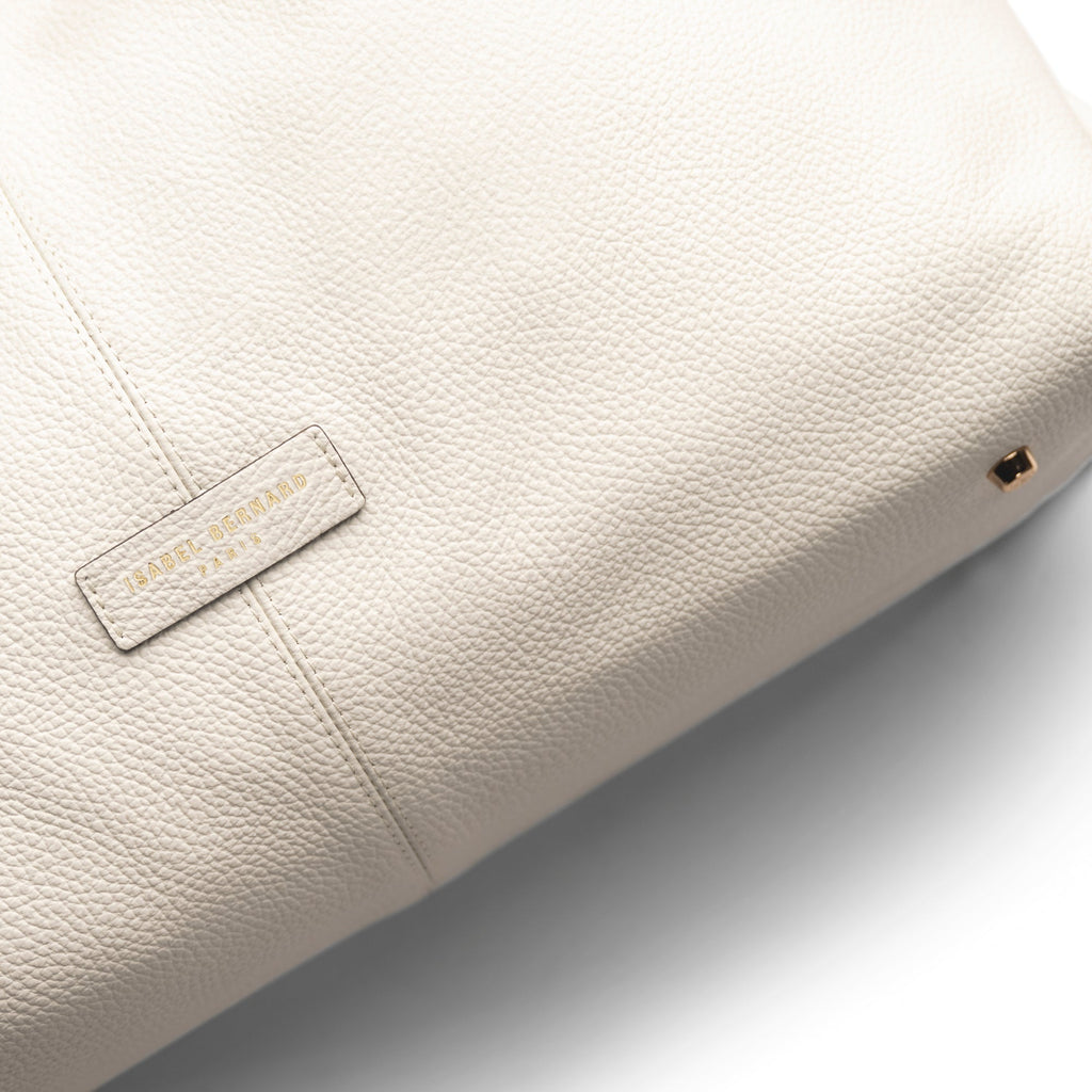 Honoré Grace cream calfskin leather shoulder bag
