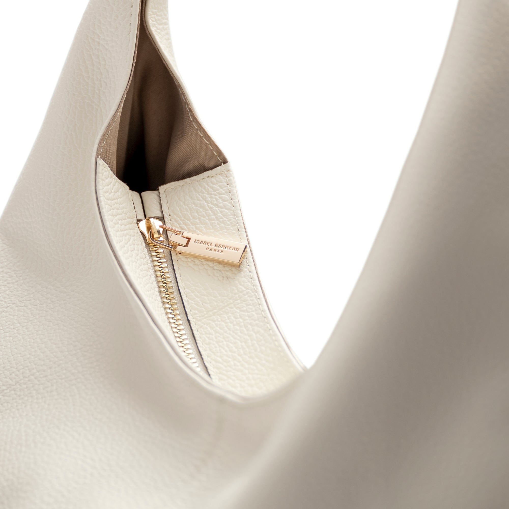 Honoré Grace cream calfskin leather shoulder bag