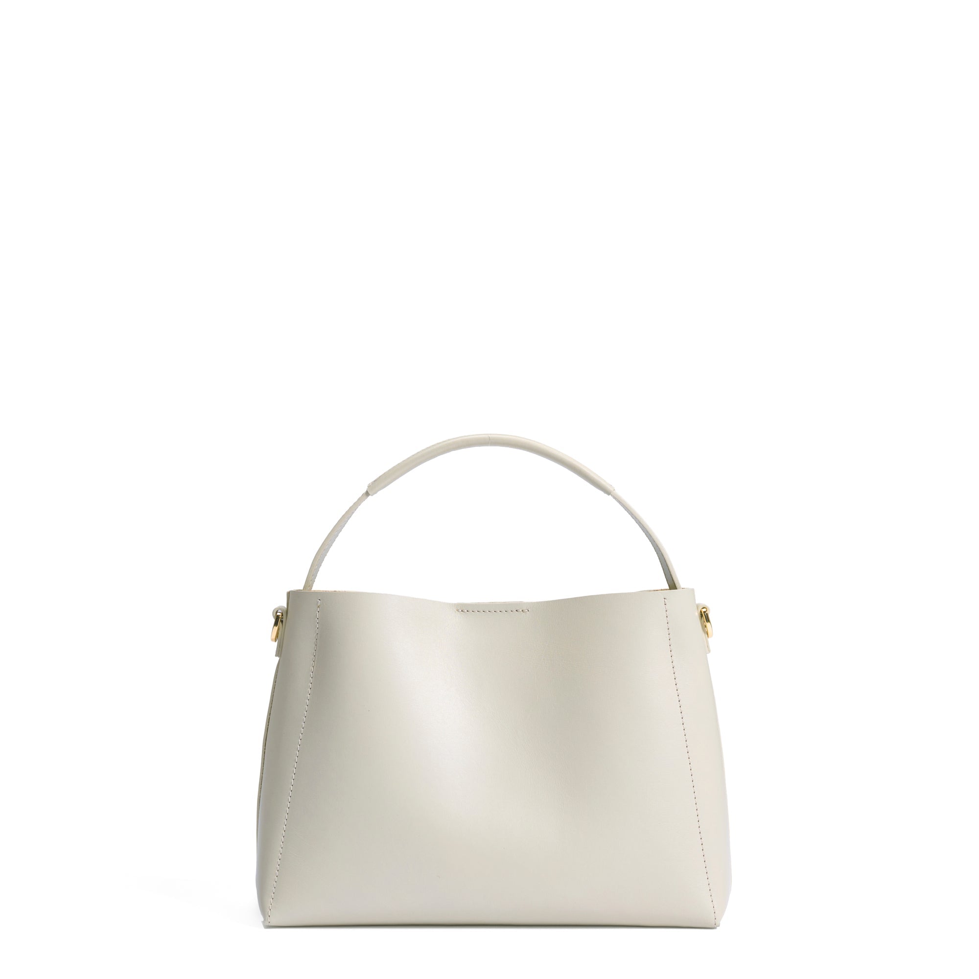 Montmartre Béatrice Midi creme vegetable tanned leather handbag