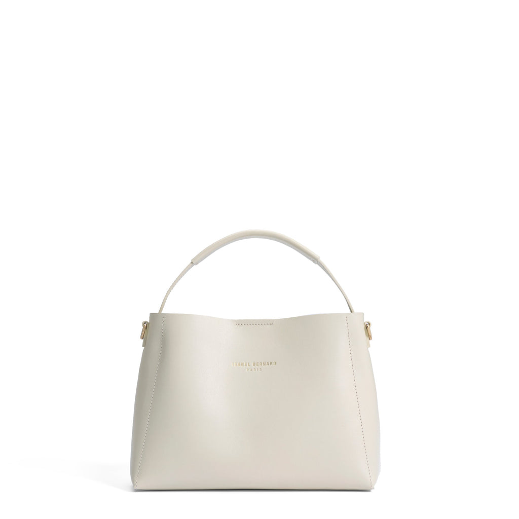 Montmartre Béatrice Midi creme vegetable tanned leather handbag