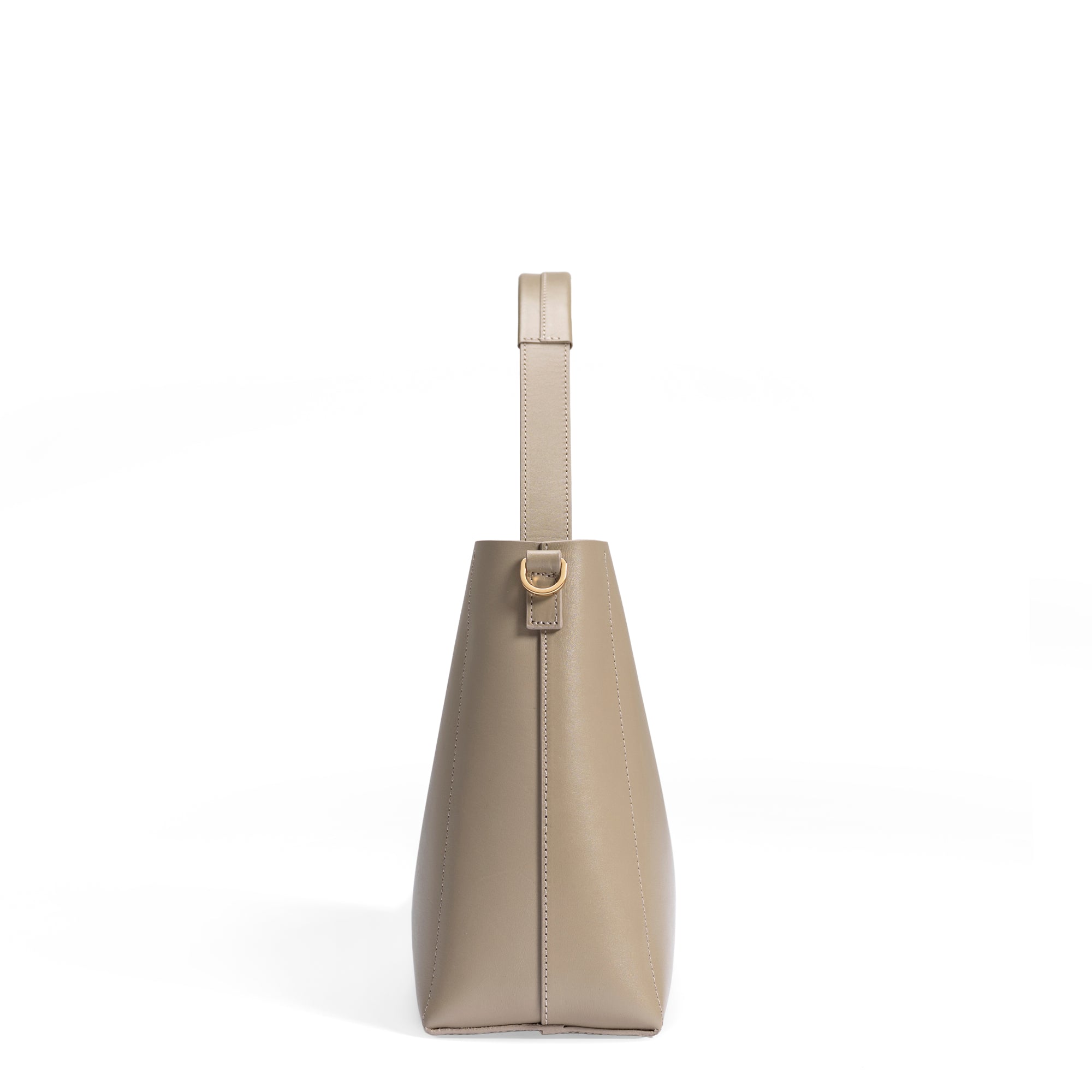 Montmartre Béatrice taupe vegetable tanned leather handbag