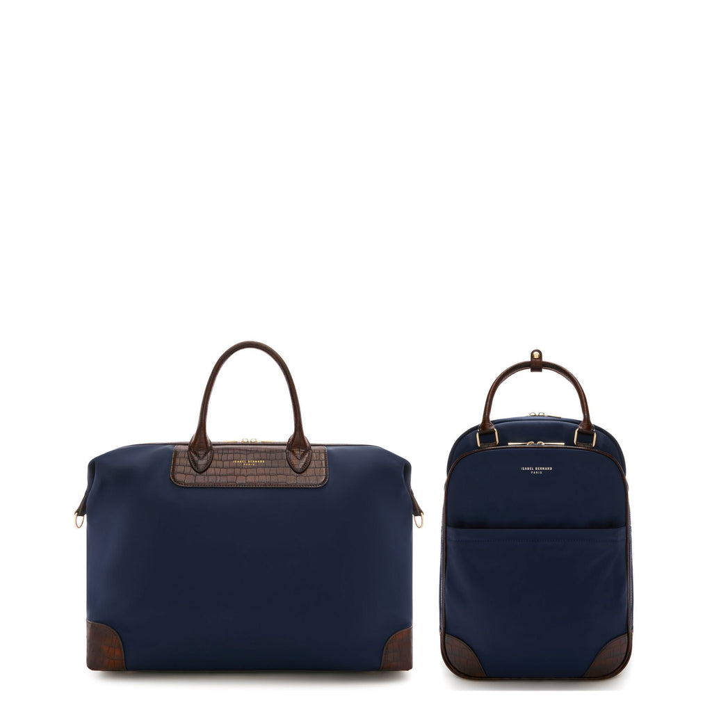 Cadeau d'Isabel blue back pack and weekend bag small