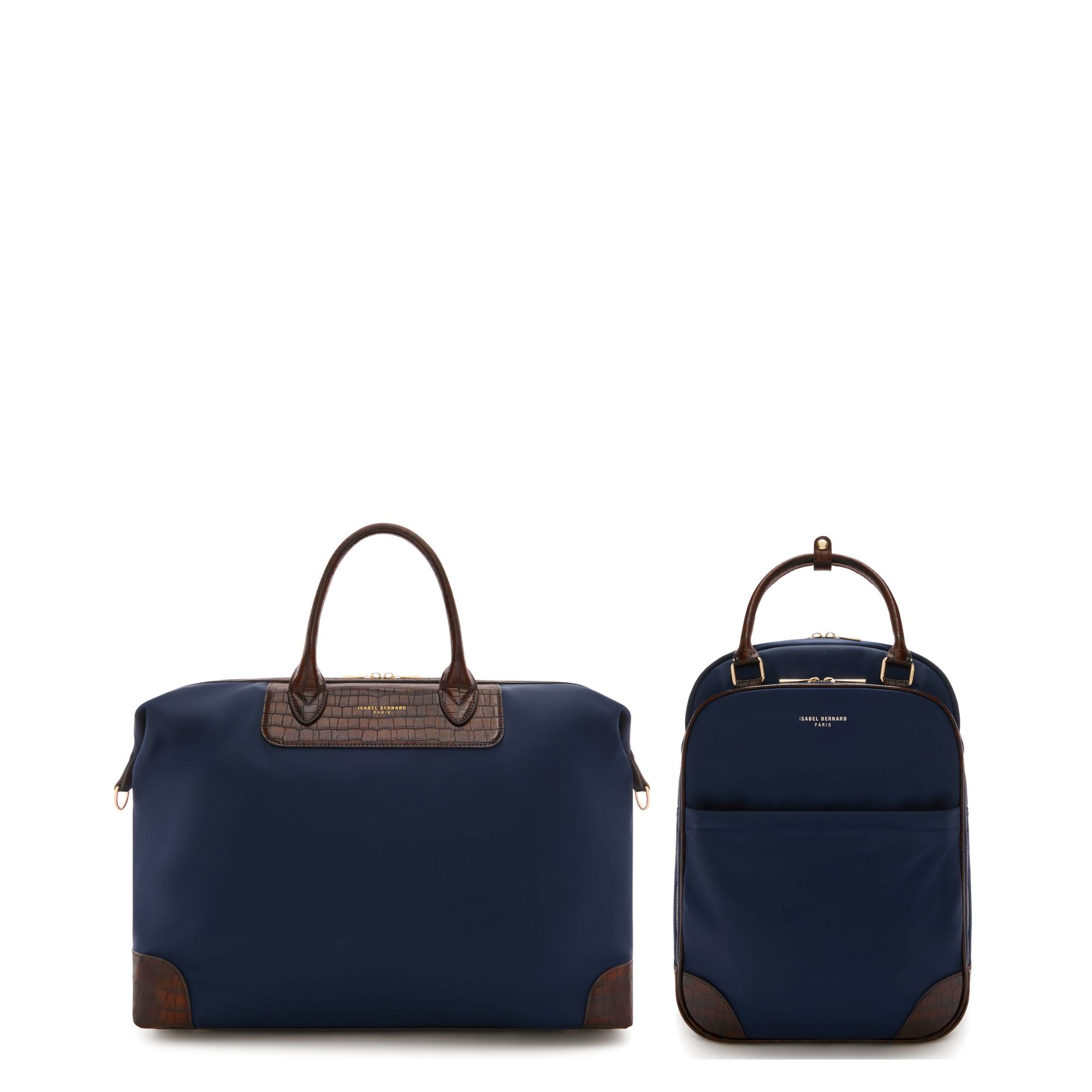 Cadeau d'Isabel blue back pack and weekend bag small