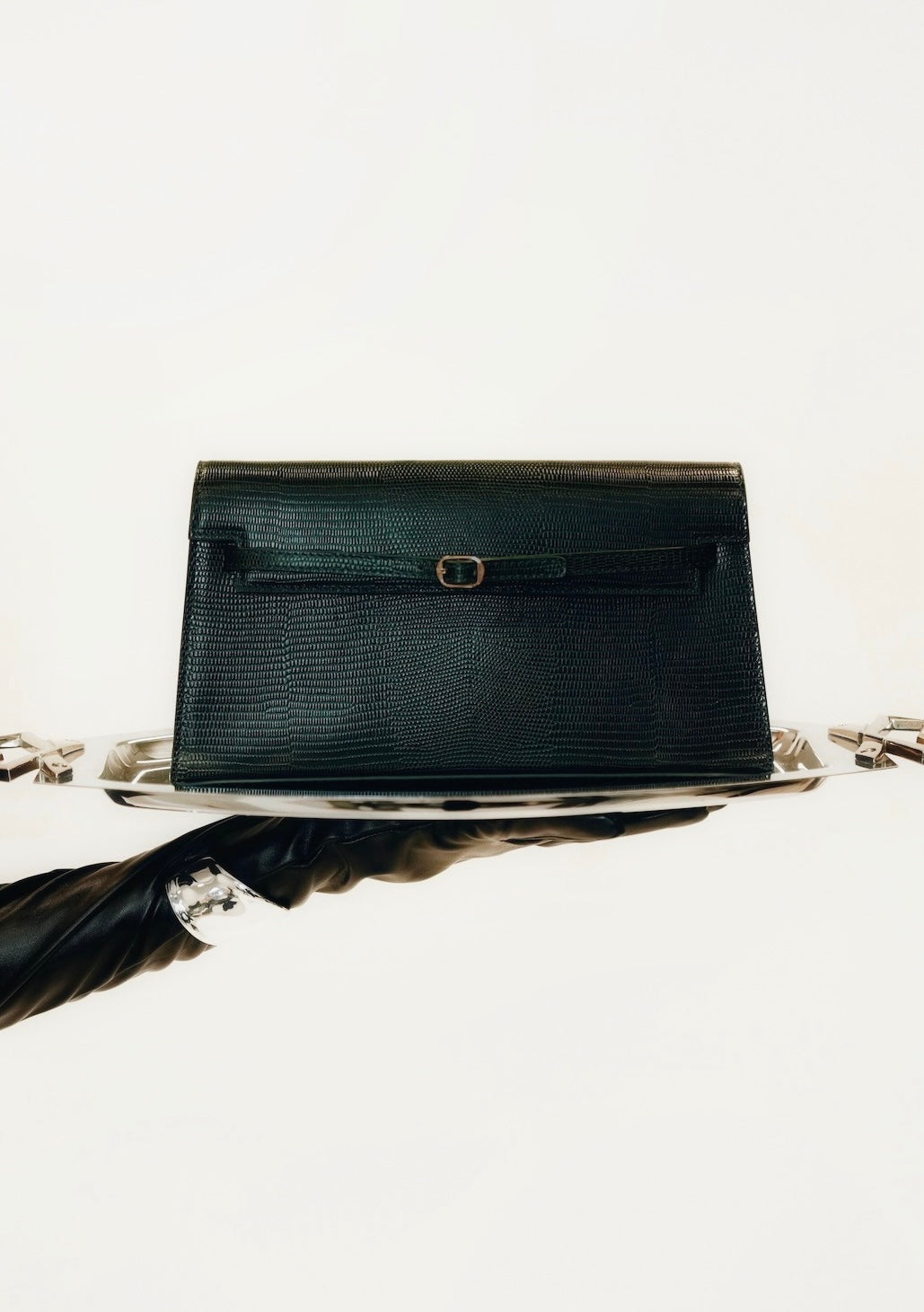 Emerald Lizard Shoulder Bag (Low Stock)