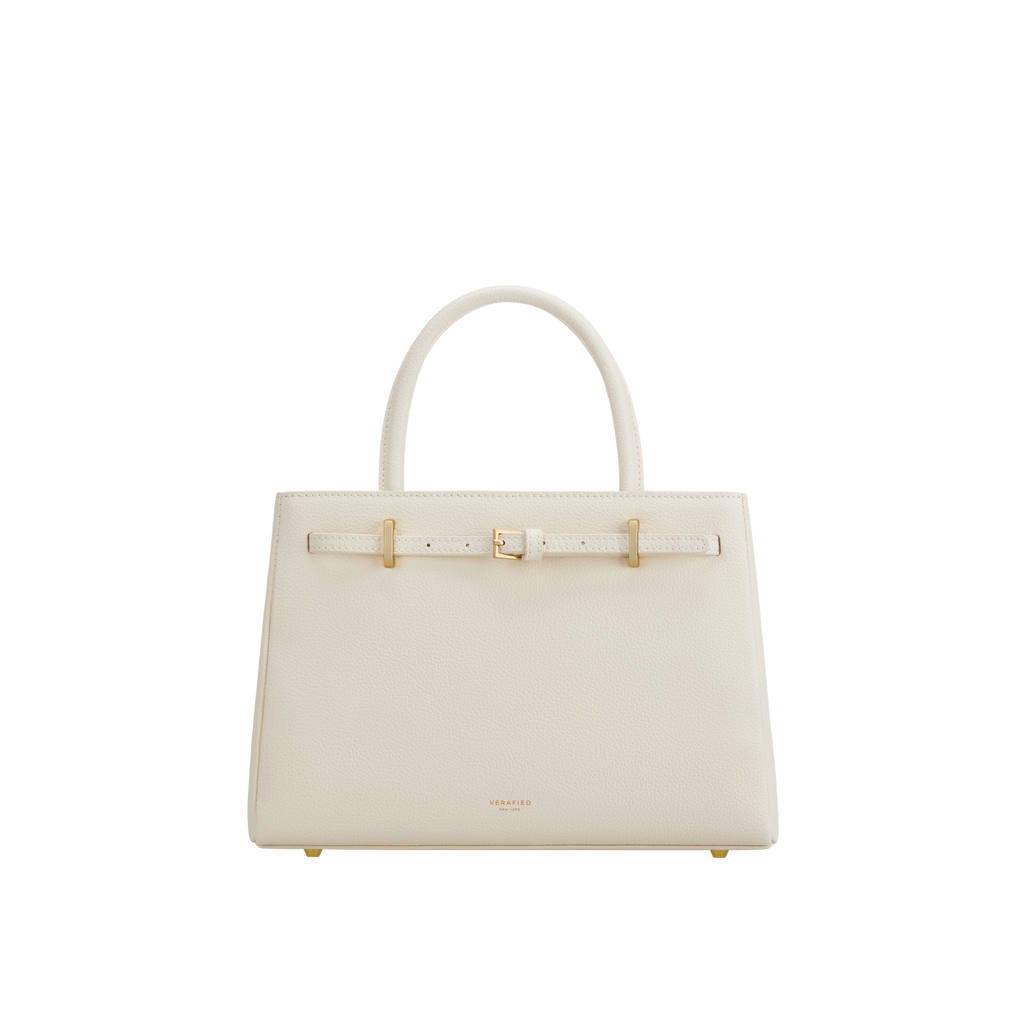 Ivory Togo Book Tote Bag 25