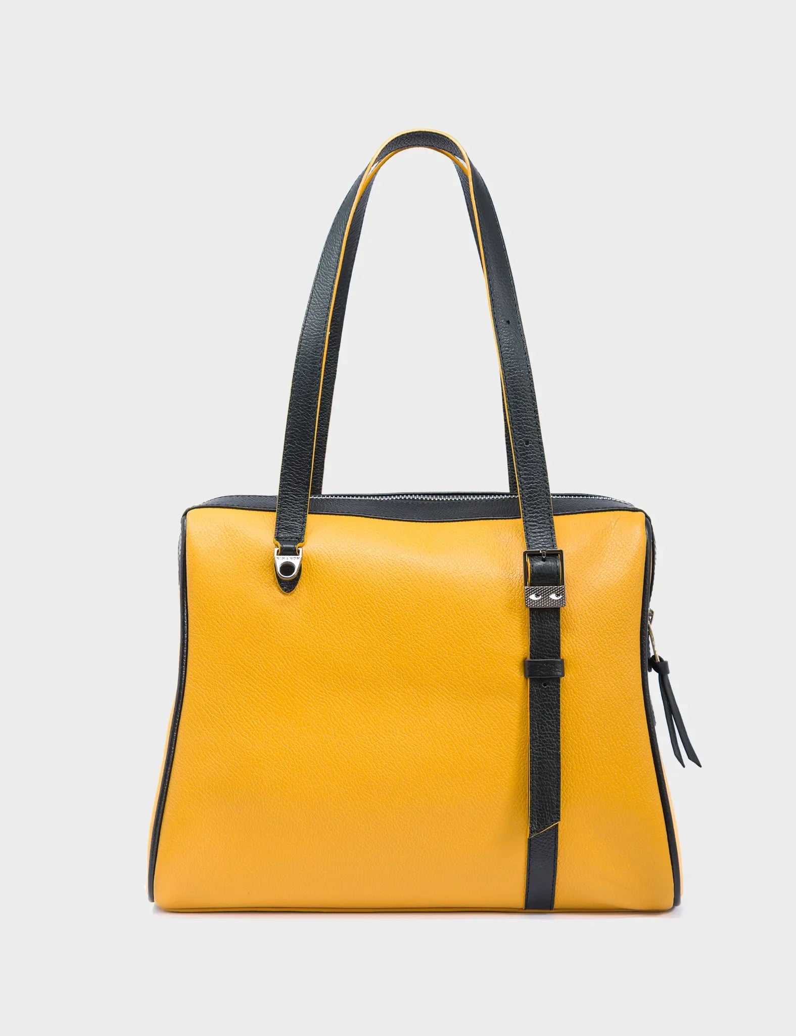 Esther Golden Glow Satchel Bag - Tiger and Flowers Embroidery