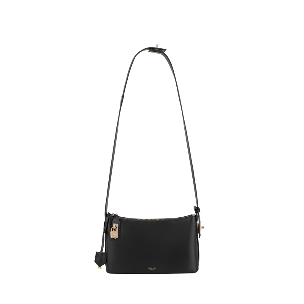 Gold Black Crossbody Extension Strap