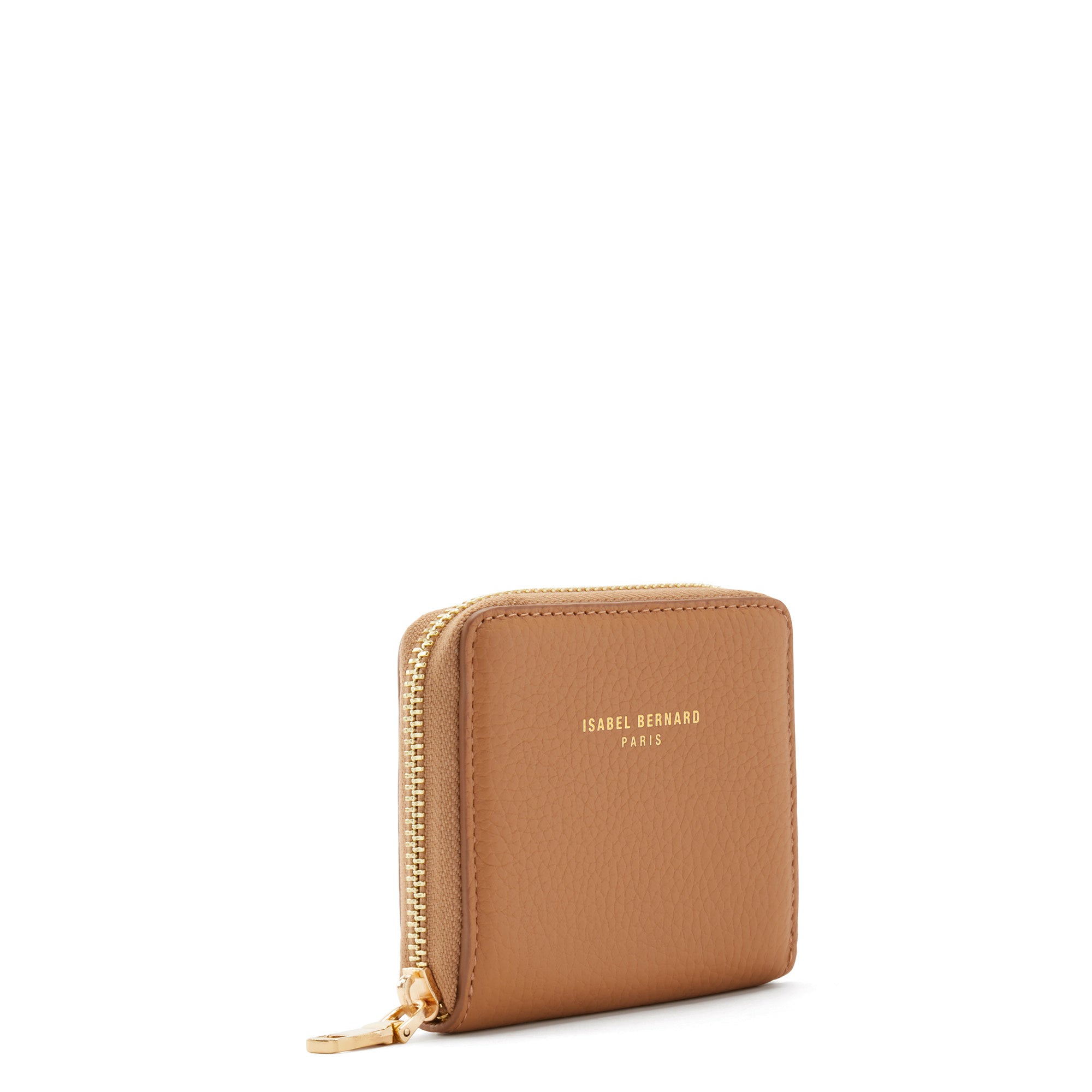 Cadeau d'Isabel camel calfskin leather shopper and wallet set