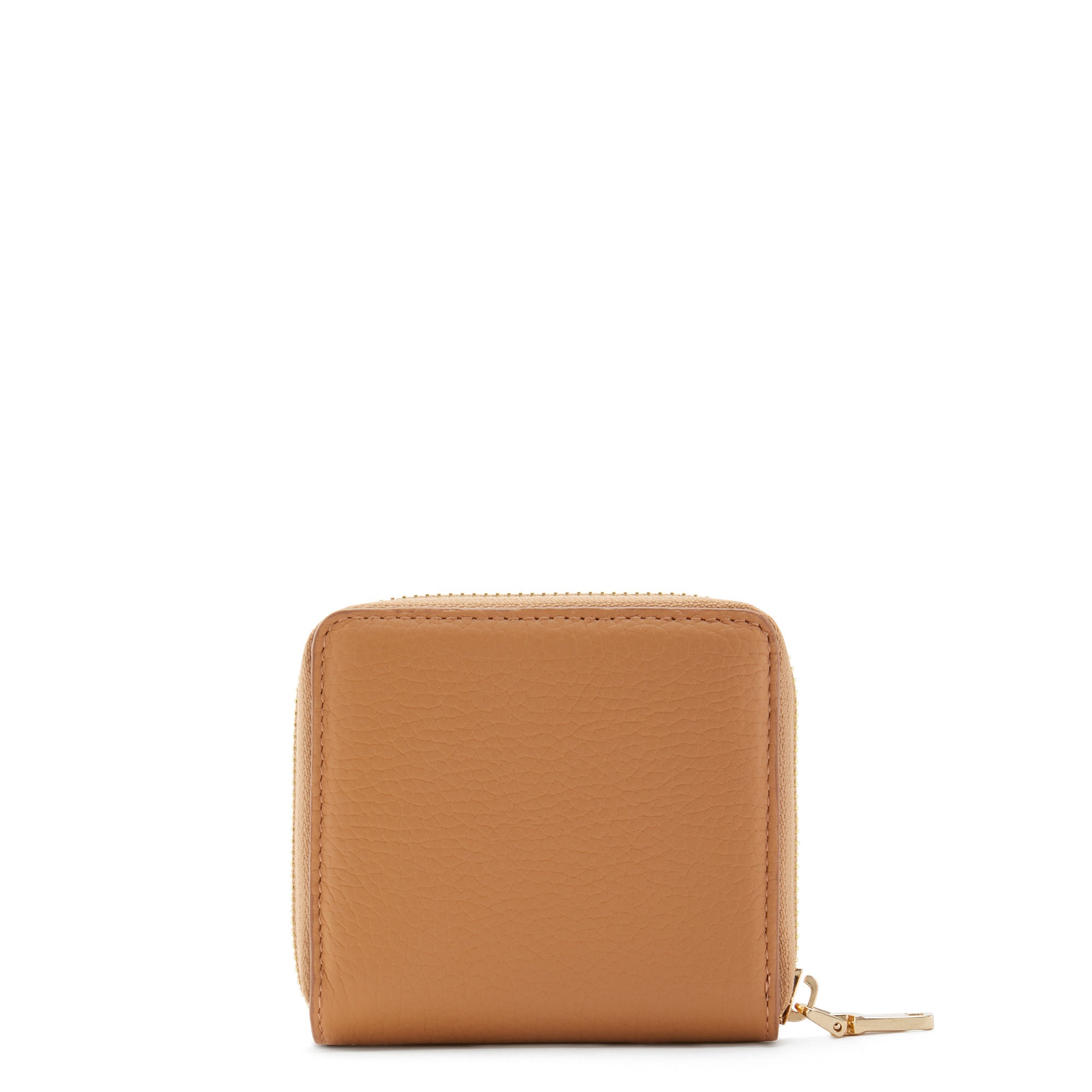 Cadeau d'Isabel camel calfskin leather shopper and wallet set