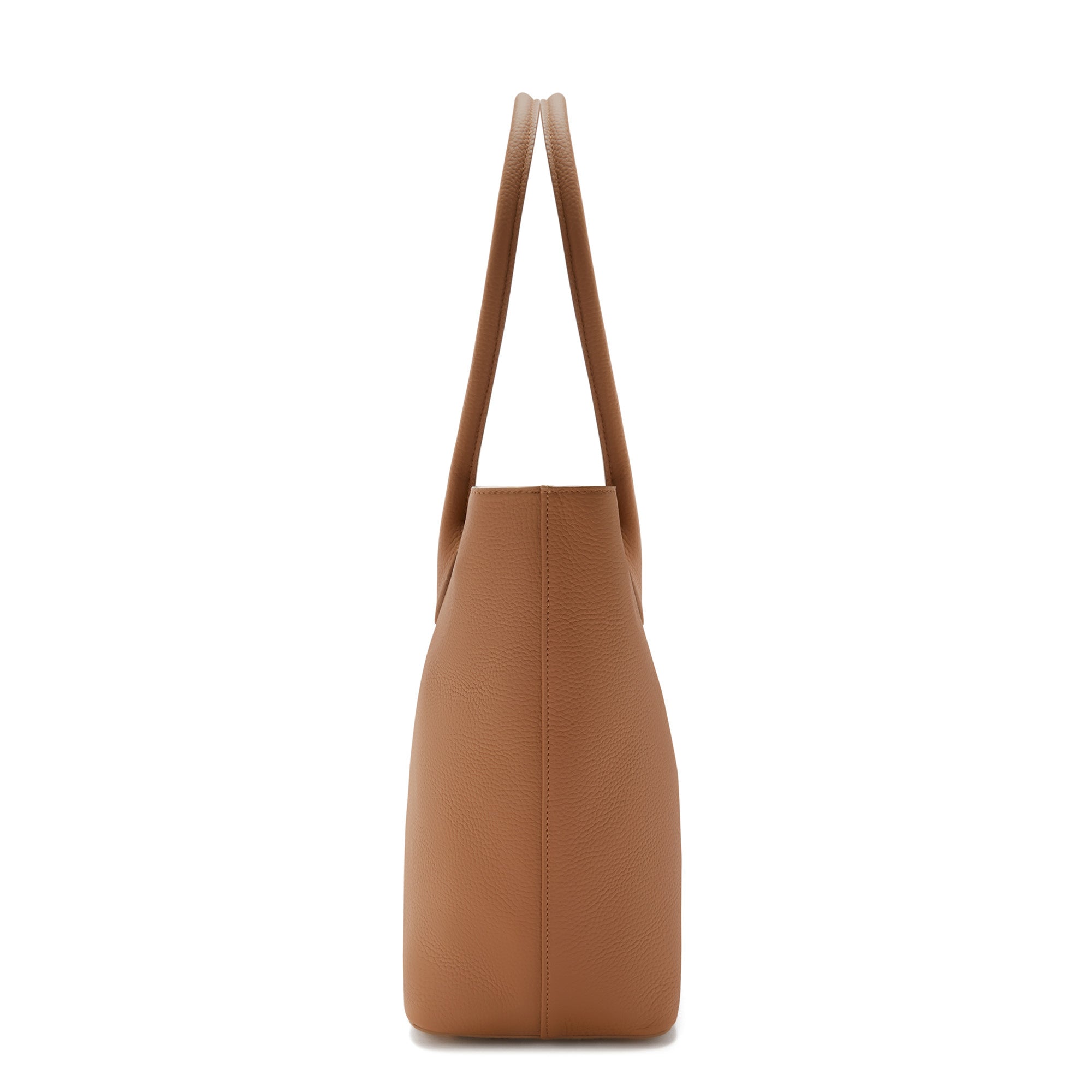 Cadeau d'Isabel camel calfskin leather shopper and wallet set