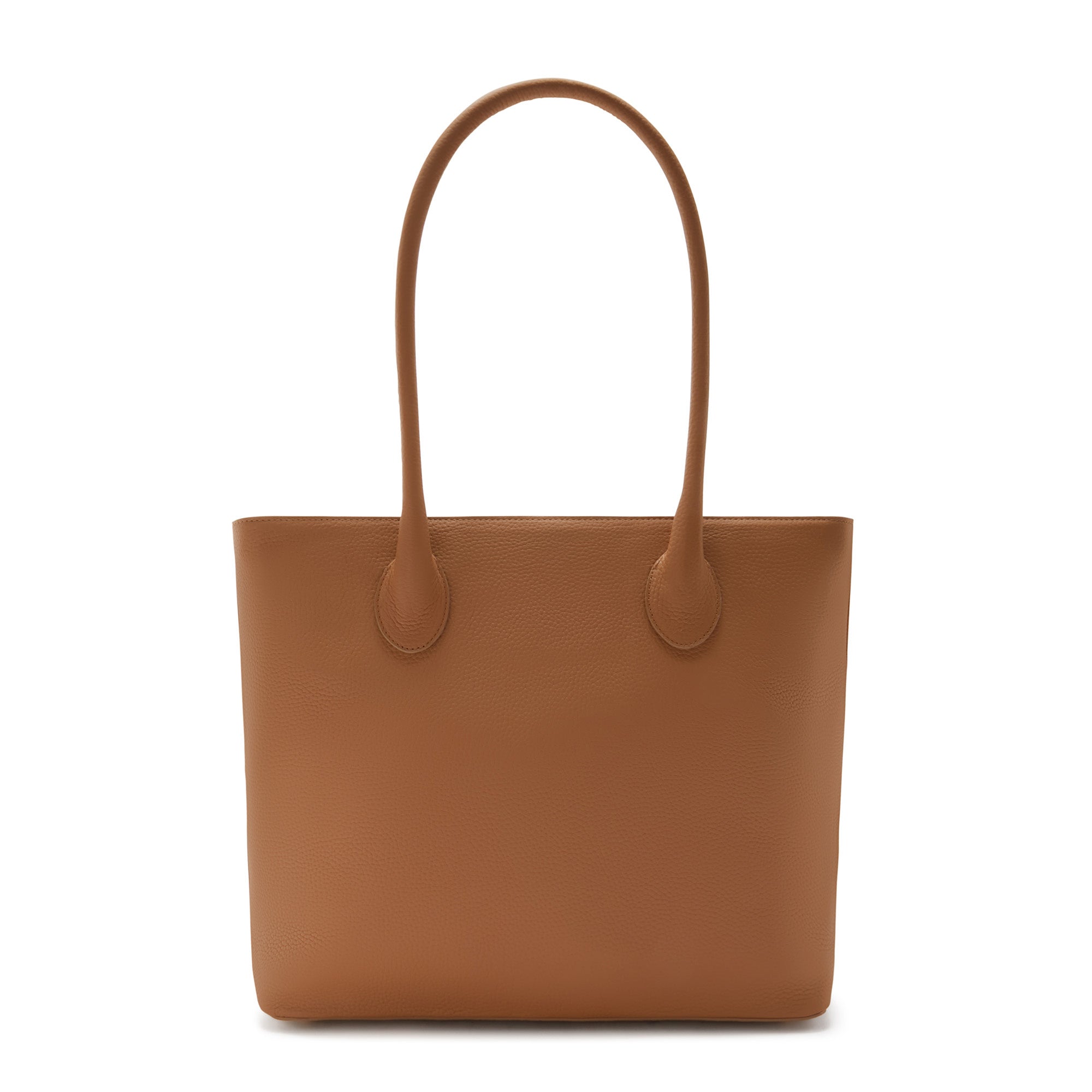Cadeau d'Isabel camel calfskin leather shopper and wallet set