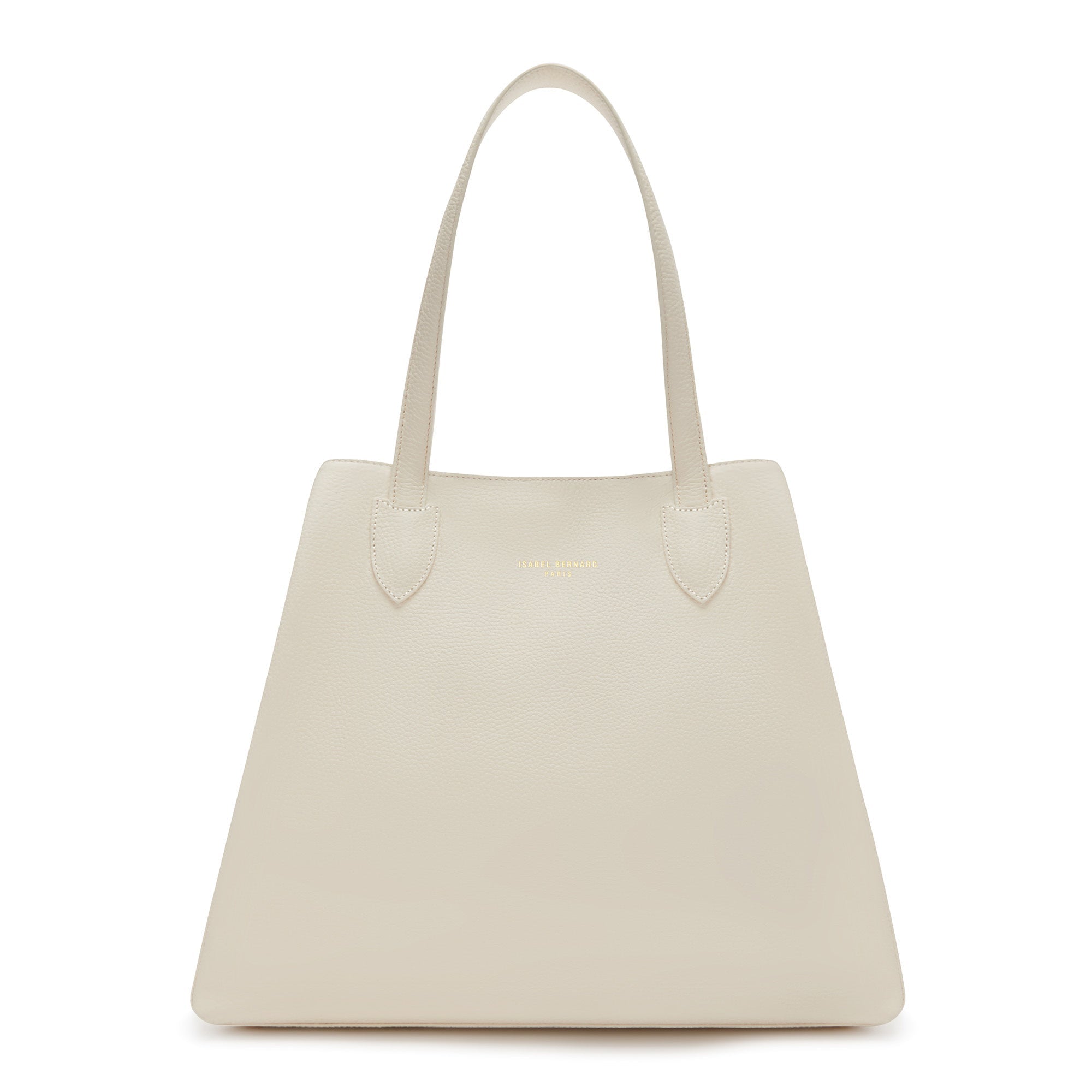 Honoré Francine cream calfskin leather shopper