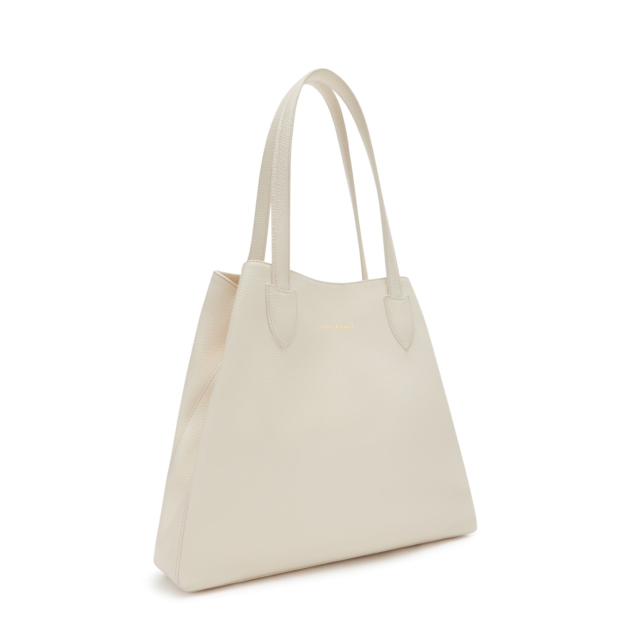 Honoré Francine cream calfskin leather shopper