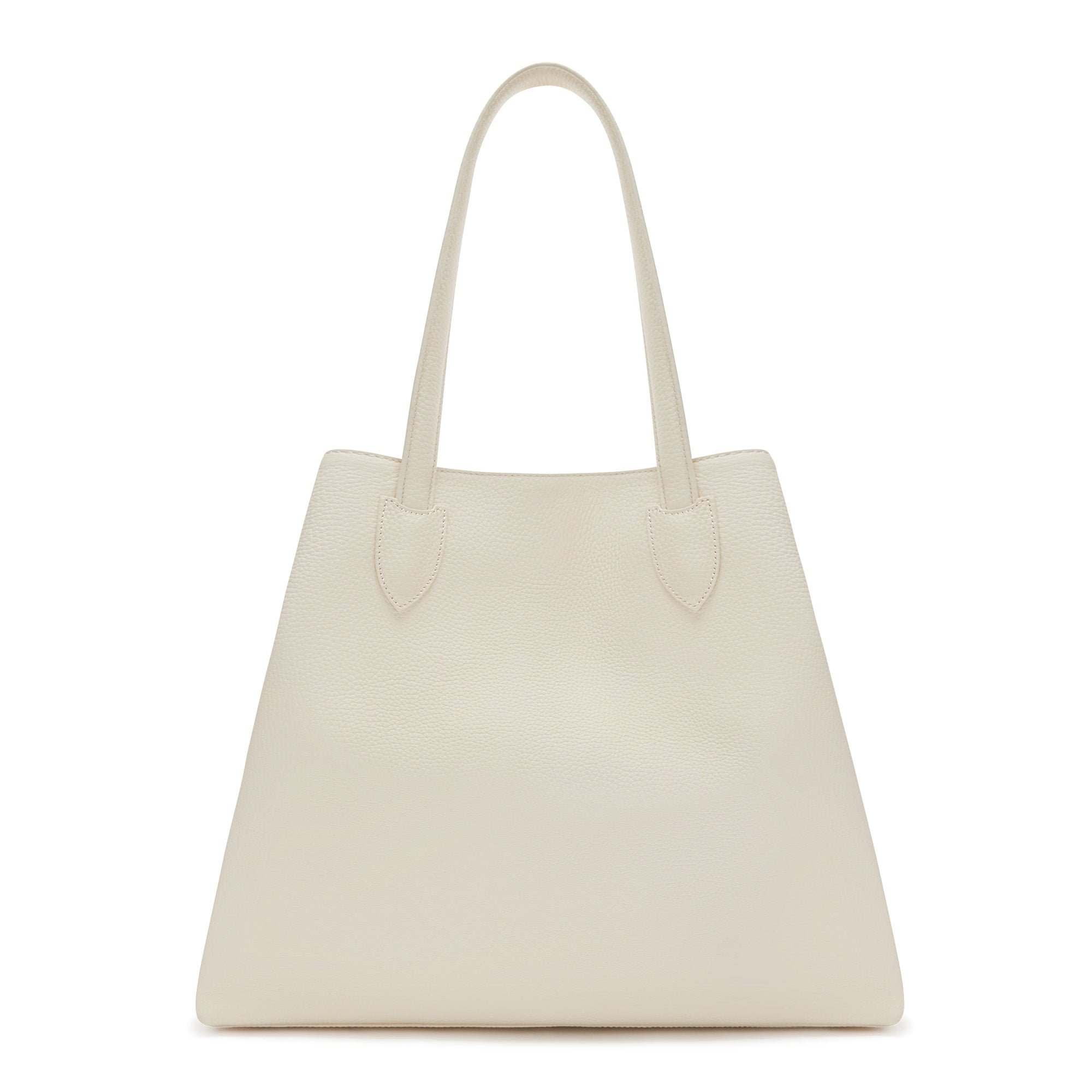 Honoré Francine cream calfskin leather shopper