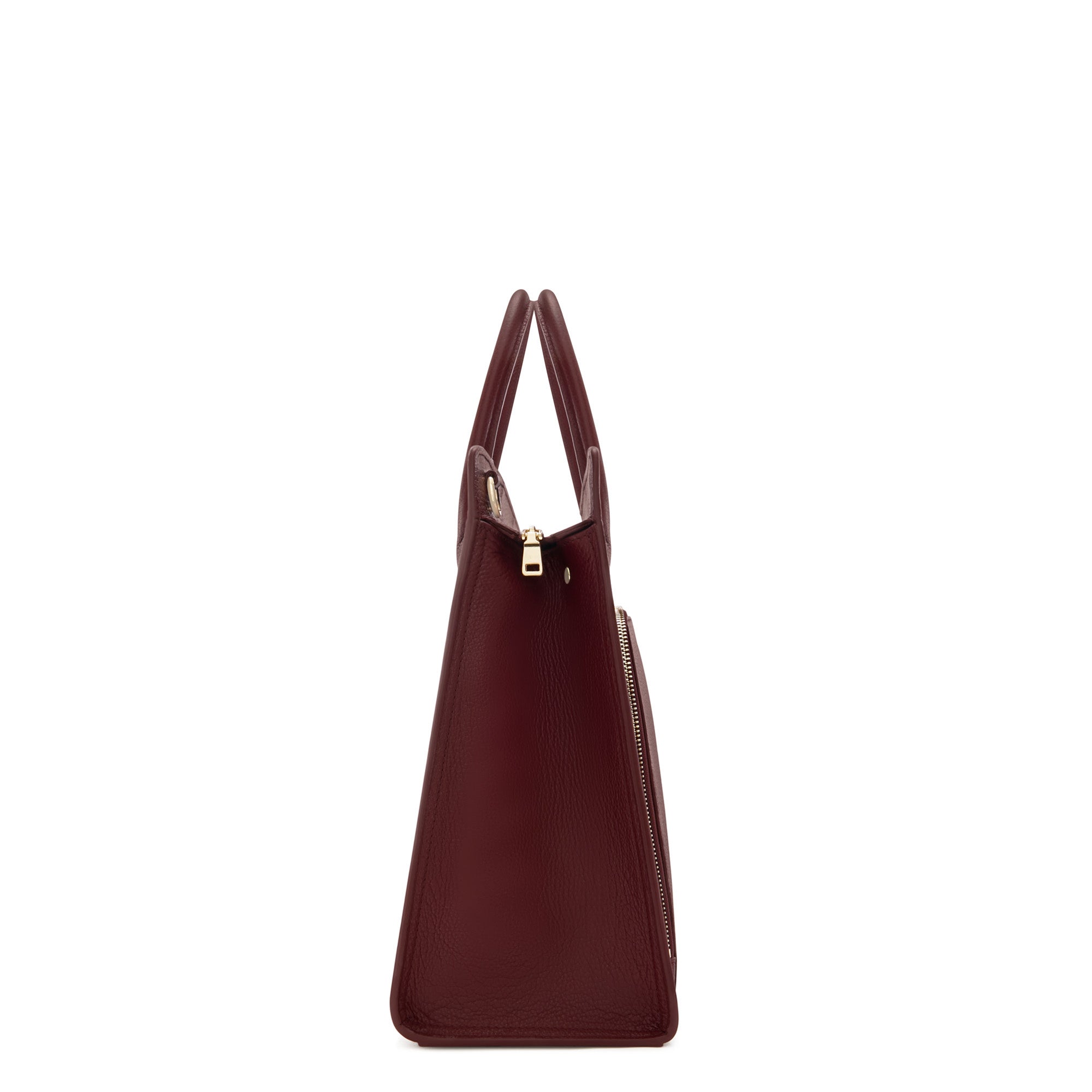 Honoré Nadine red calfskin leather handbag with 16.4 inch laptop pocket