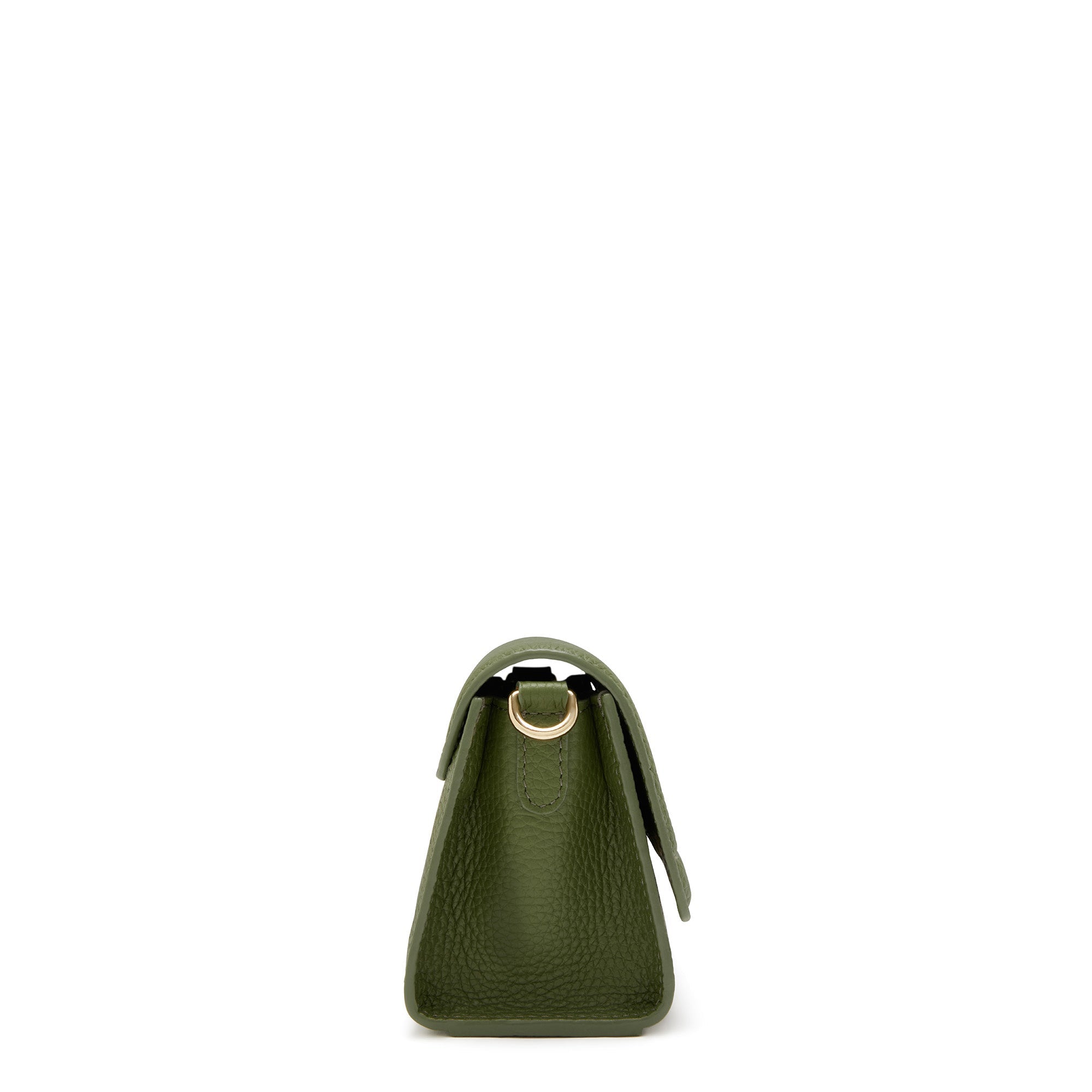 Femme Forte Kim green calfskin leather crossbody bag