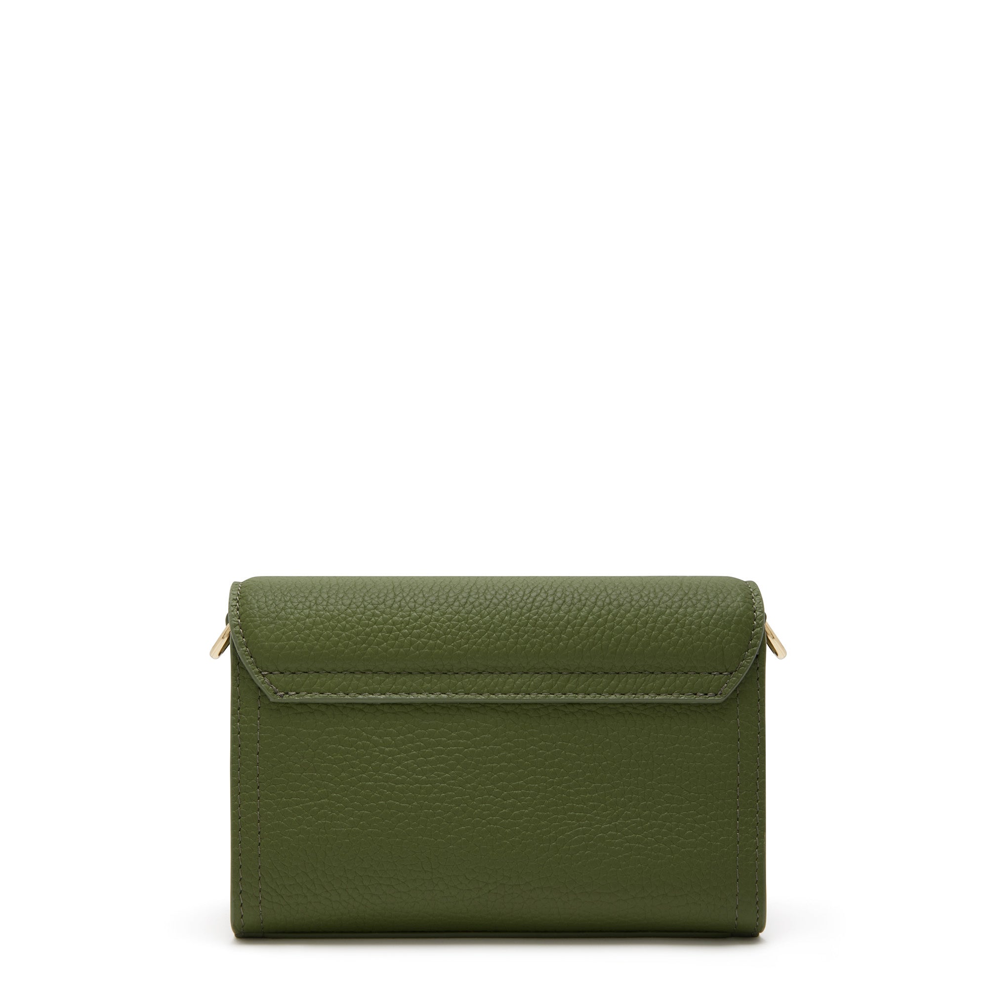 Femme Forte Kim green calfskin leather crossbody bag