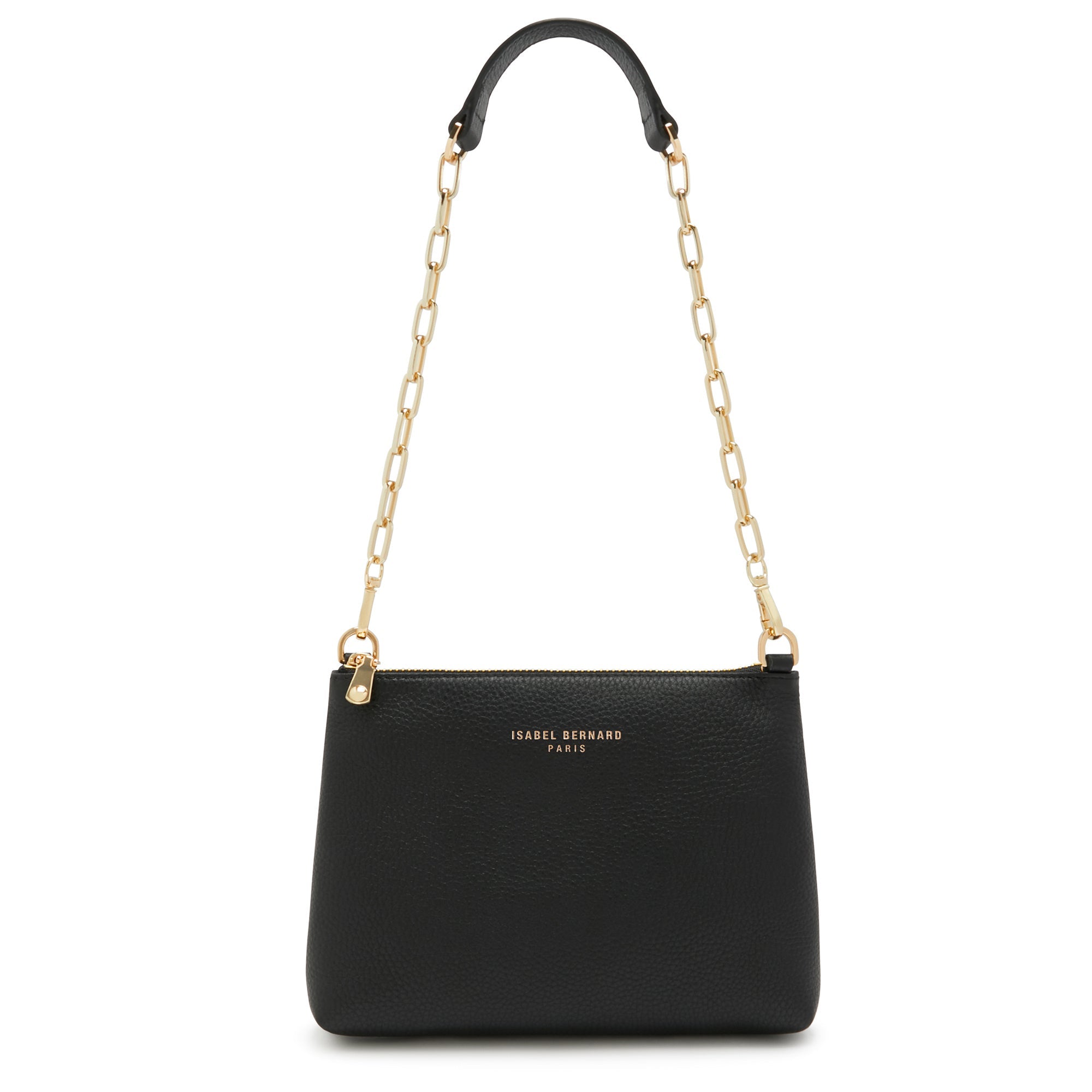 Honoré Misra black calfskin leather shoulder bag