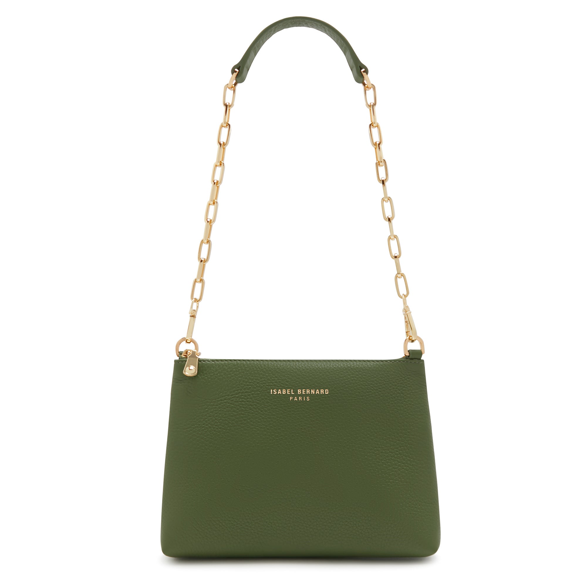 Honoré Misra green calfskin leather shoulder bag