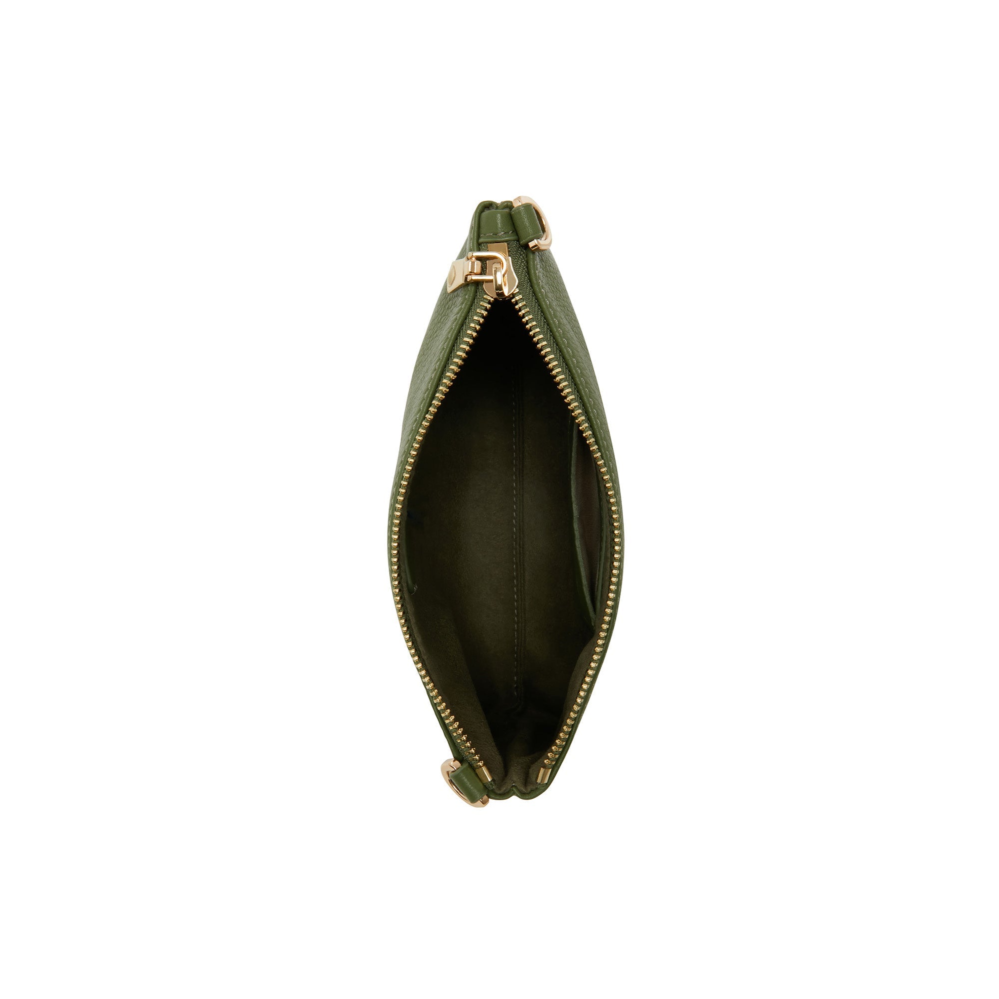 Honoré Misra green calfskin leather shoulder bag